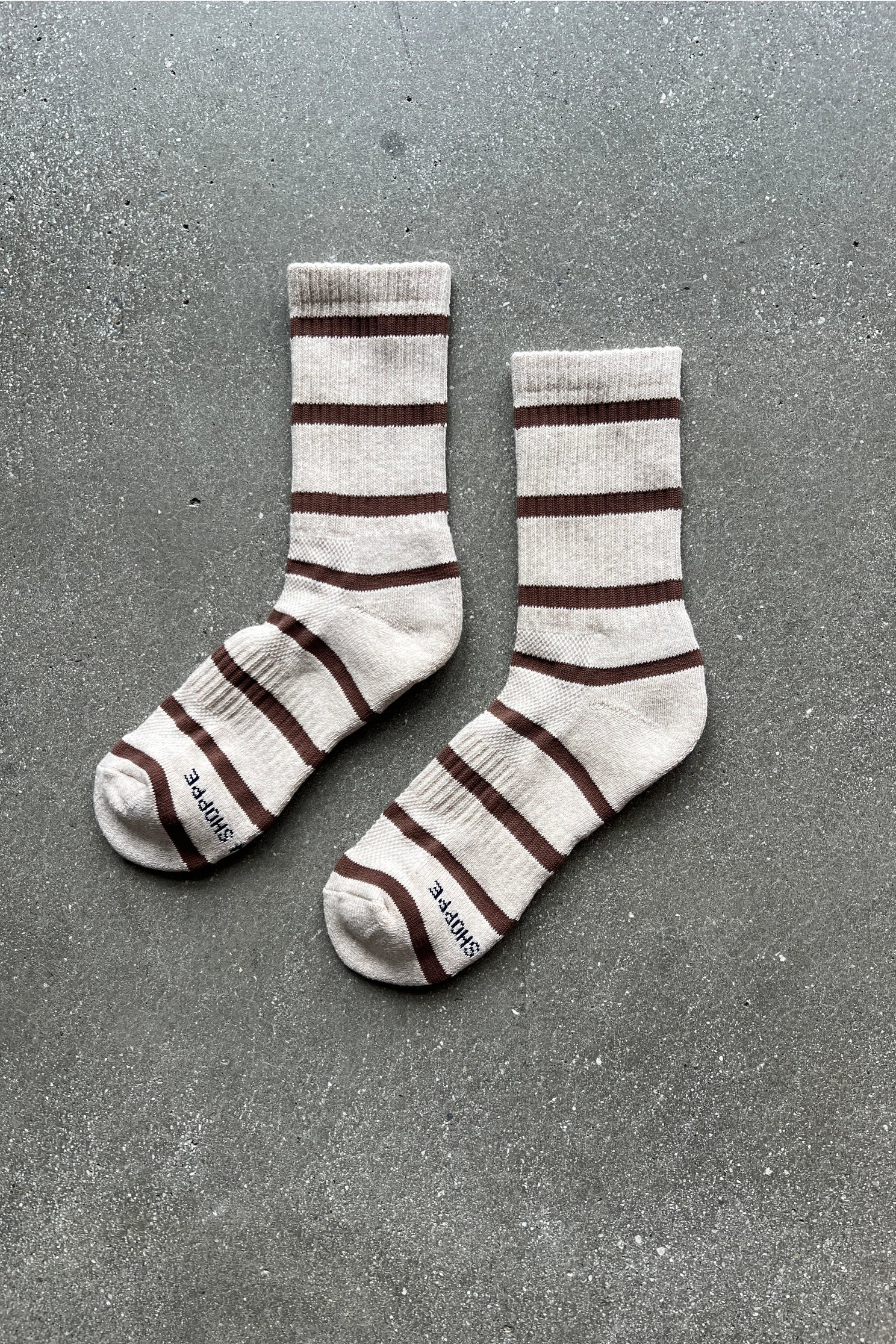 STRIPED BOYFRIEND SOCKS - LE BON