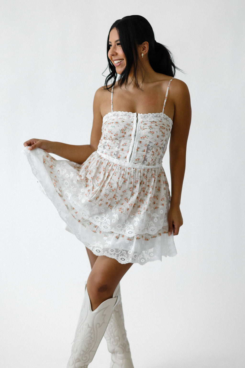 FINLY FLORAL LACE DRESS
