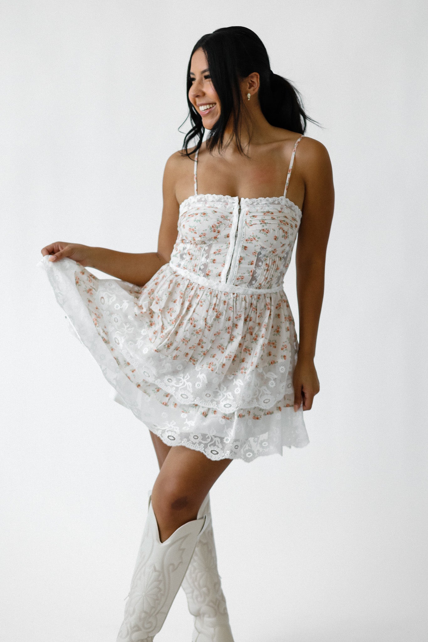FINLY FLORAL LACE DRESS