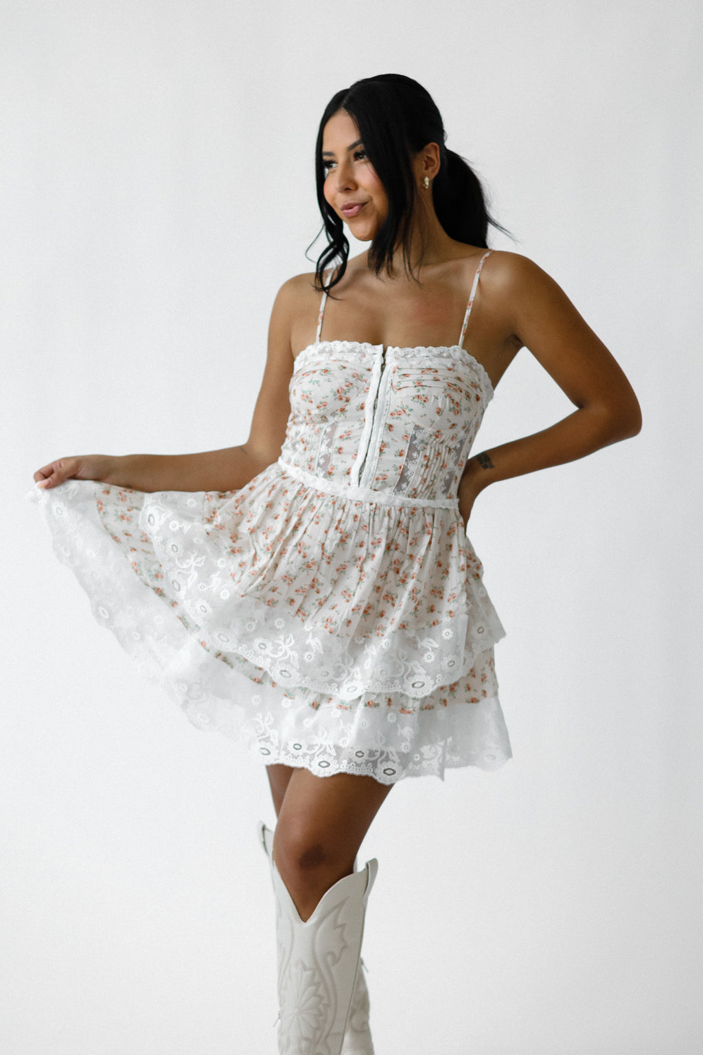 FINLY FLORAL LACE DRESS