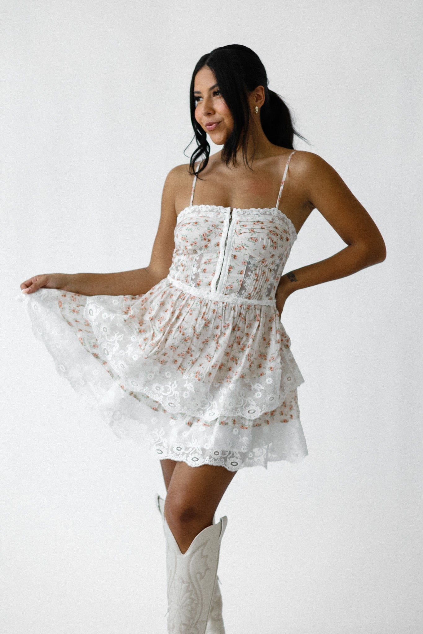 FINLY FLORAL LACE DRESS