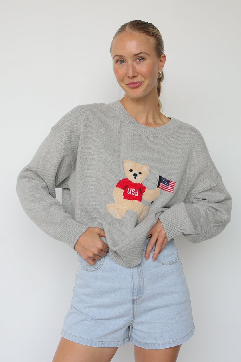 USA TEDDY SWEATER