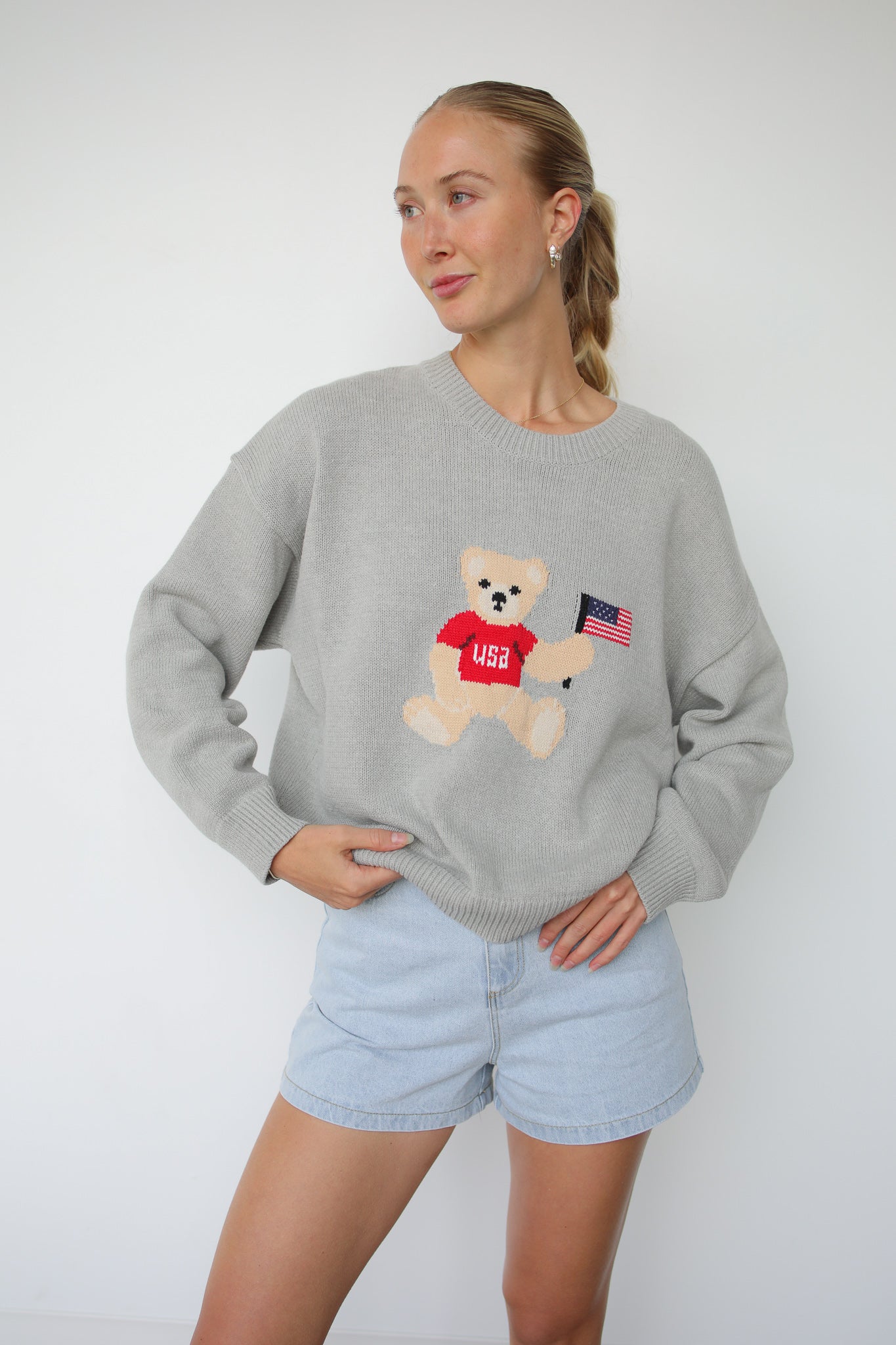 USA TEDDY SWEATER