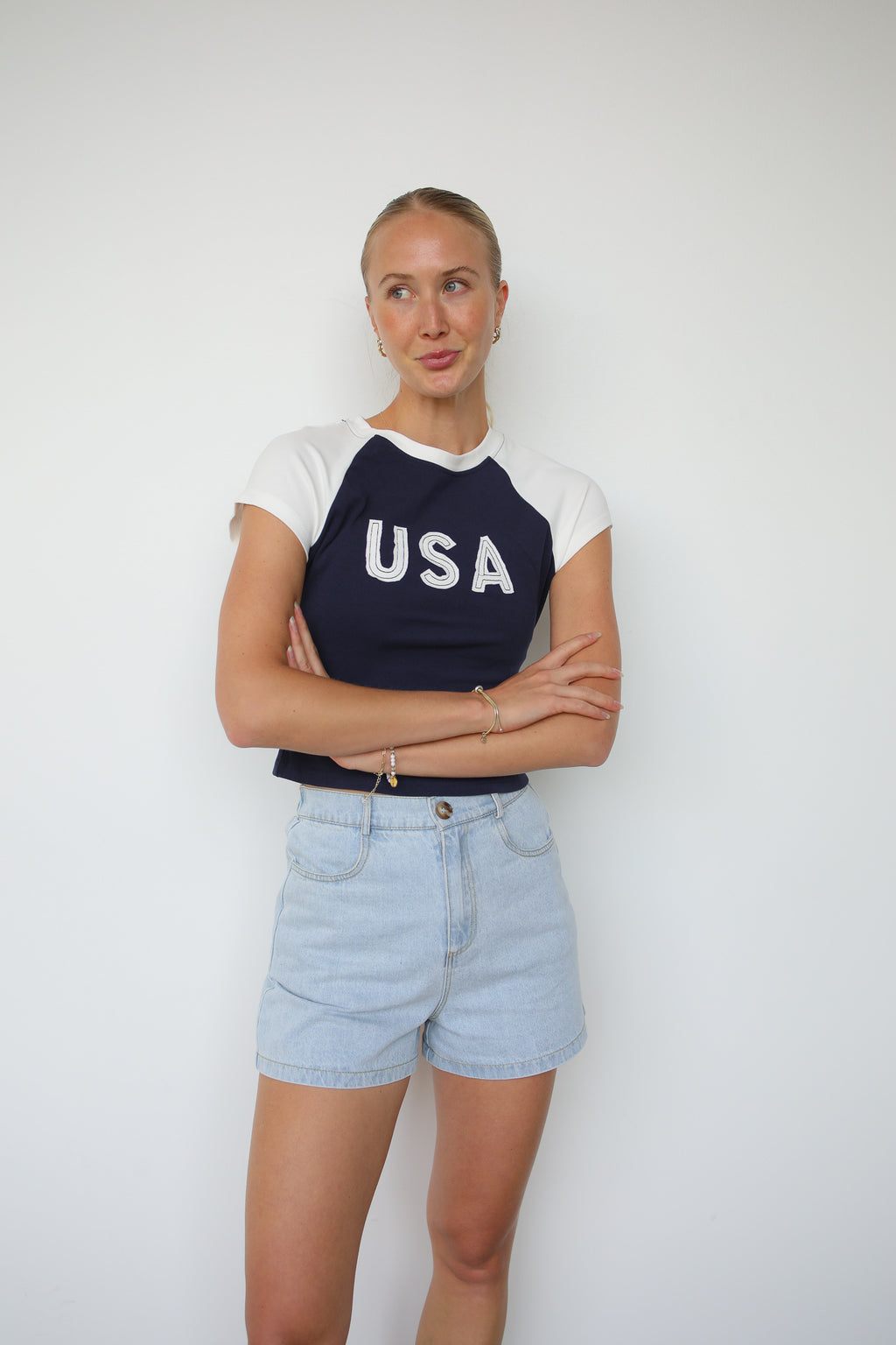 "USA" BABY TEE