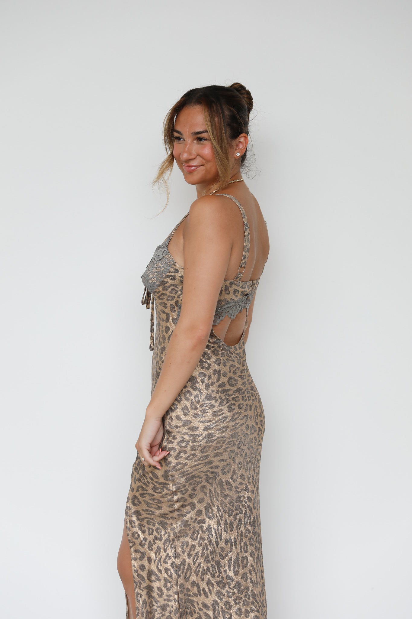 KELLY LEOPARD PRINT MAXI