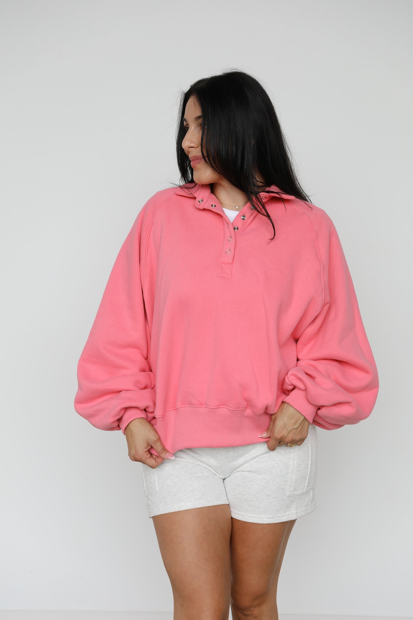 PIPER SNAP BUTTON PULLOVER