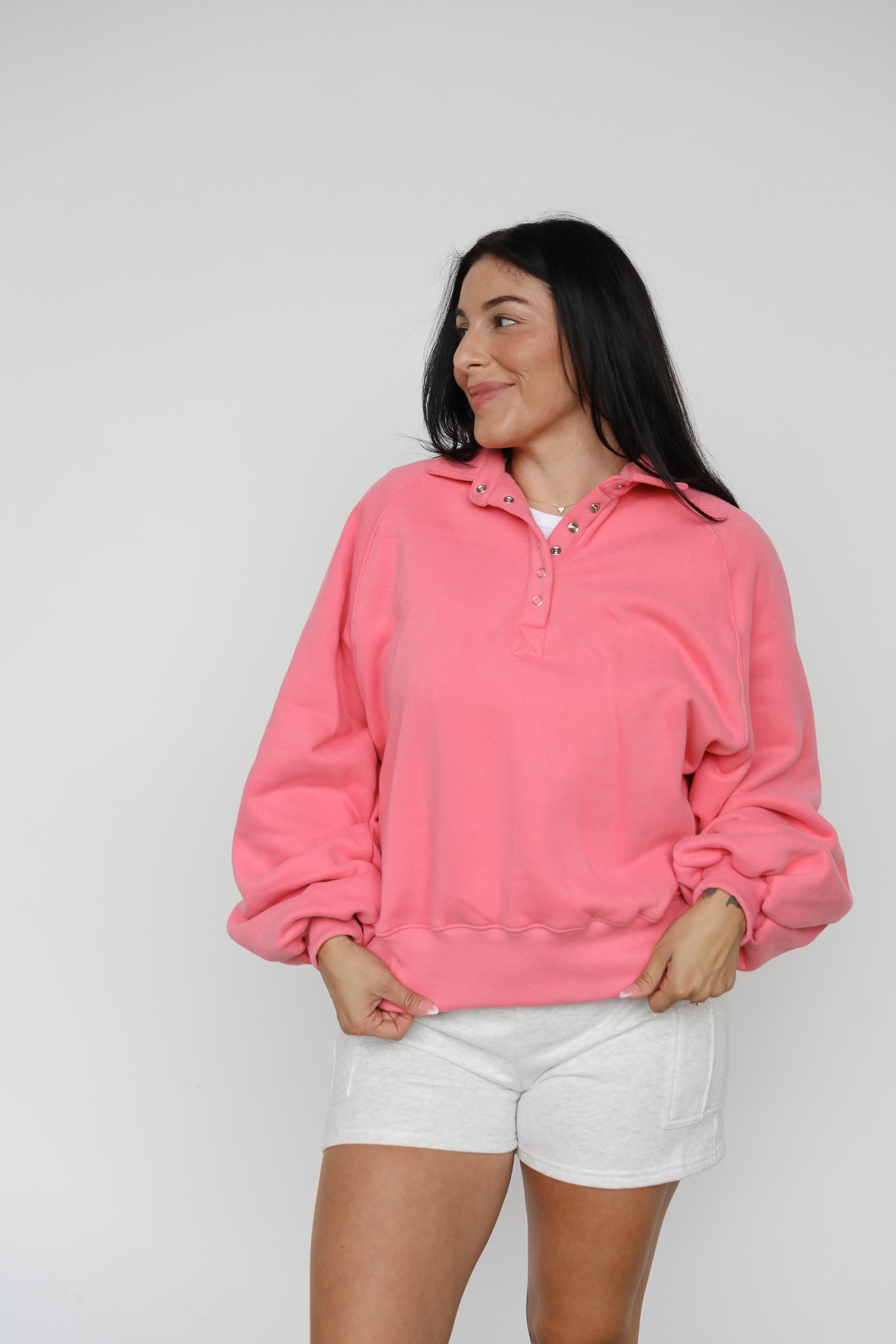 PIPER SNAP BUTTON PULLOVER