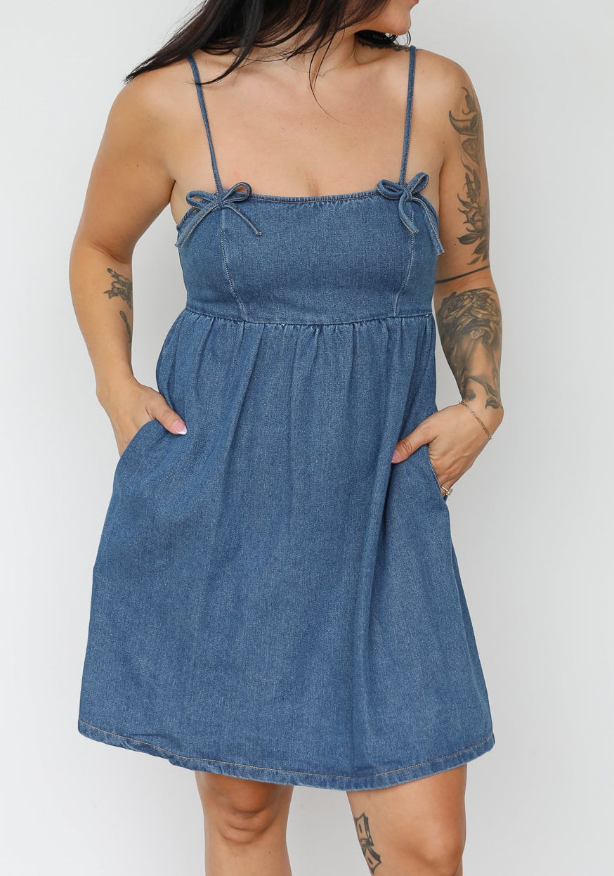 blue ivy denim dress Ivy Denim Dress - Women's Denim Dress