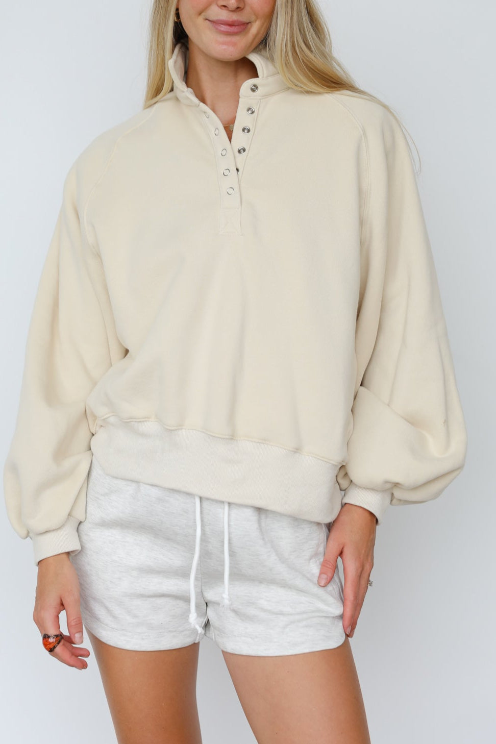 PIPER SNAP BUTTON PULLOVER