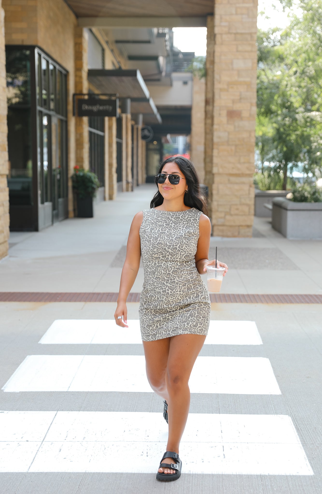 LUCKY LEOPARD MINI DRESS