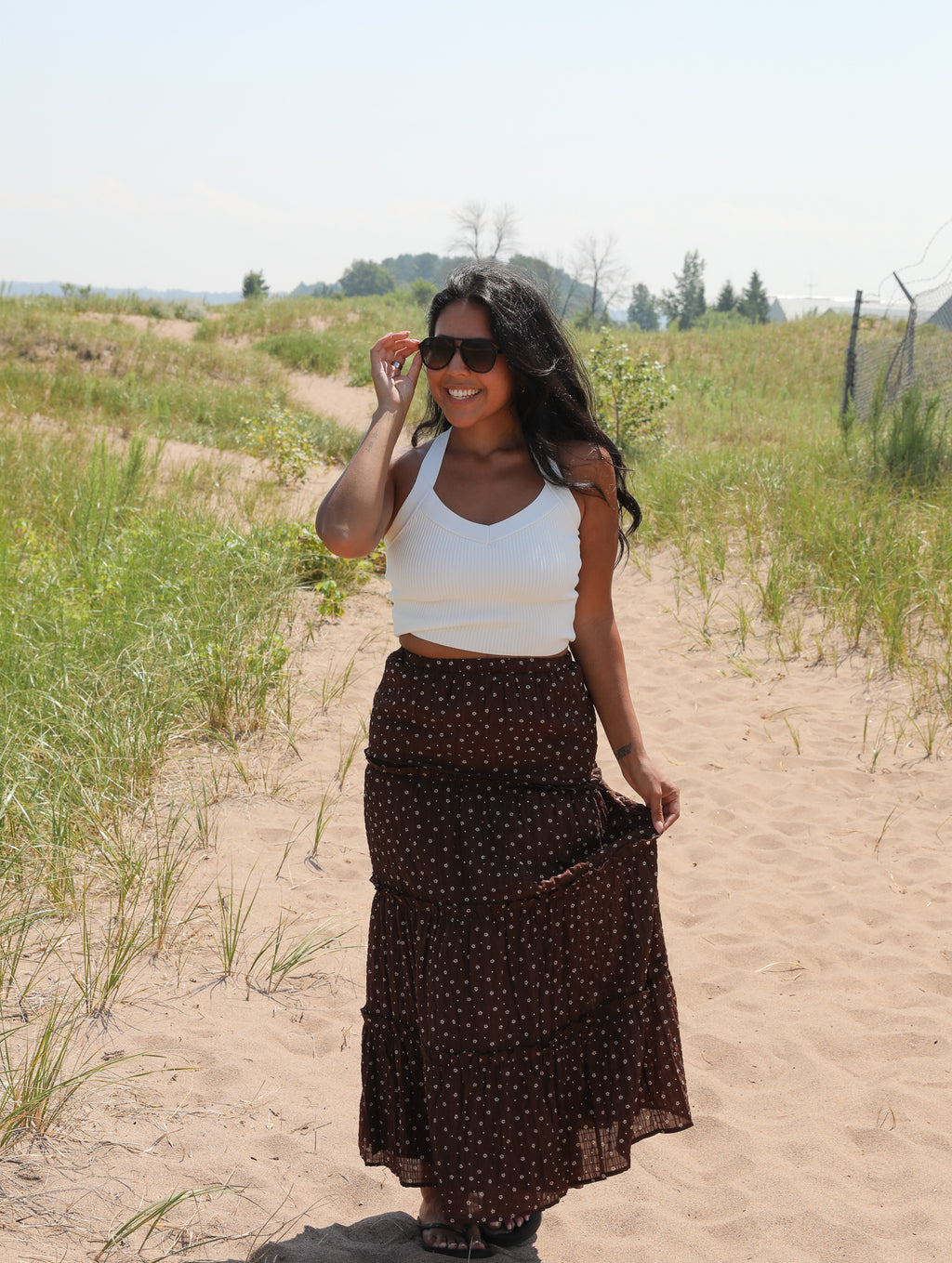 DITSY FLORAL MAXI SKIRT