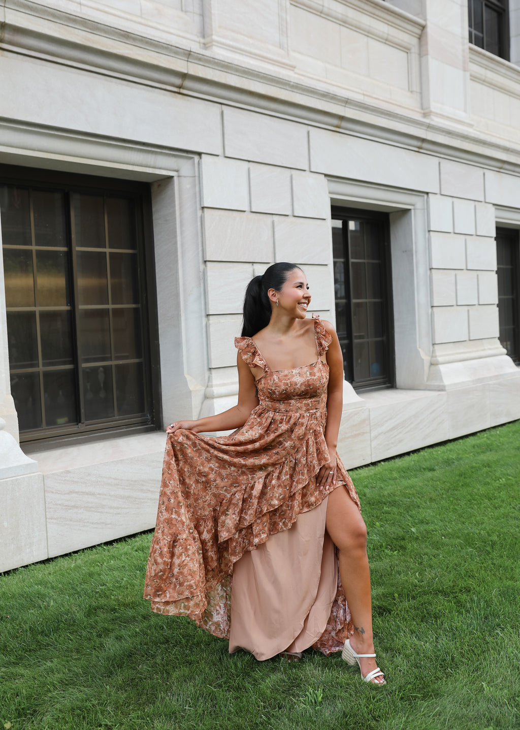 SERENDIPITY LEG SLIT DRESS