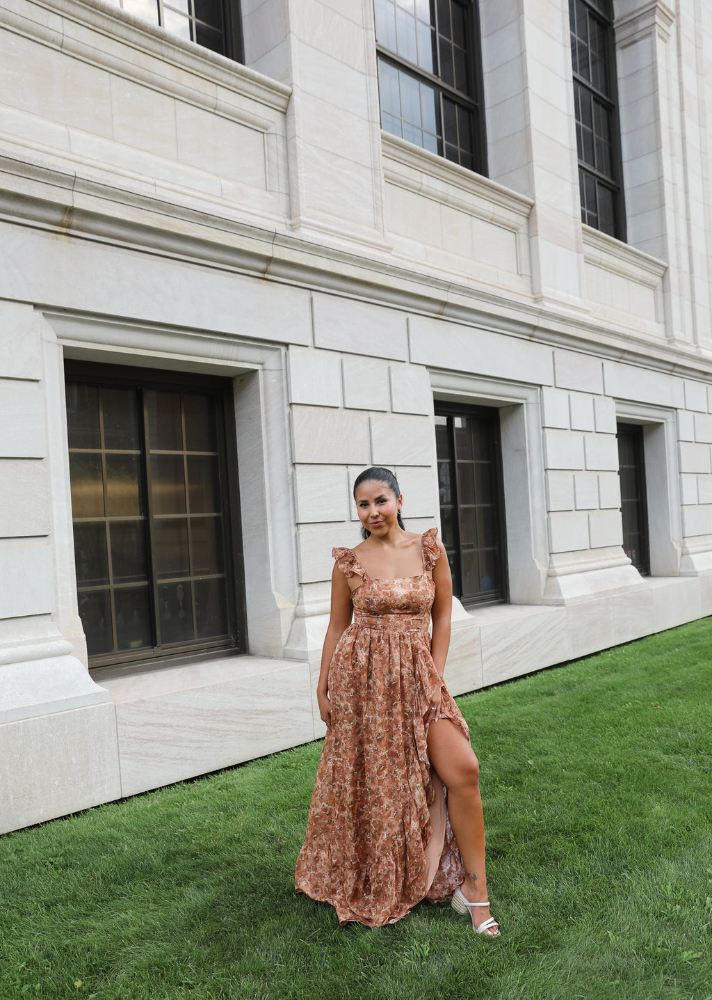 SERENDIPITY LEG SLIT DRESS