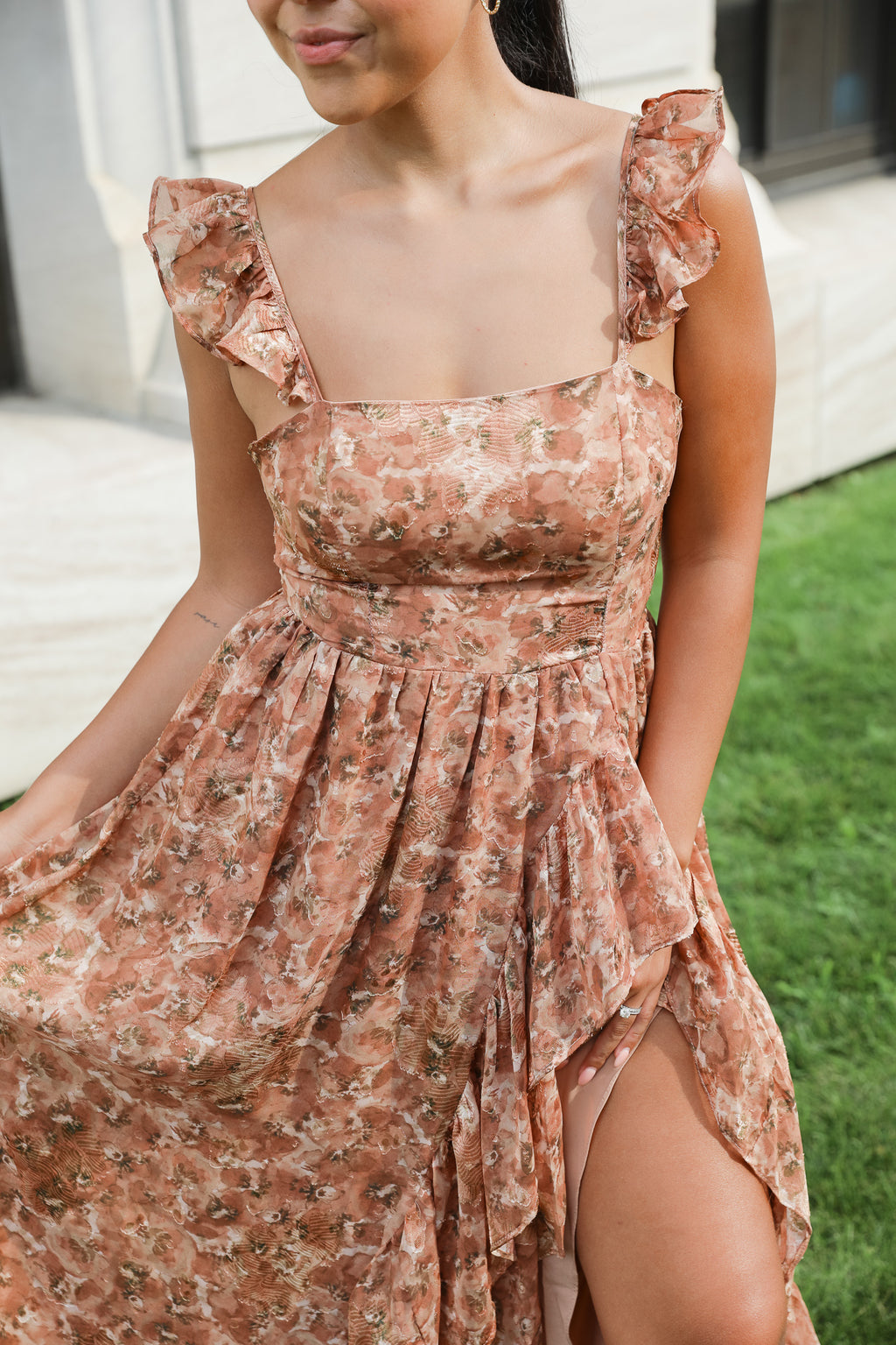 SERENDIPITY LEG SLIT DRESS