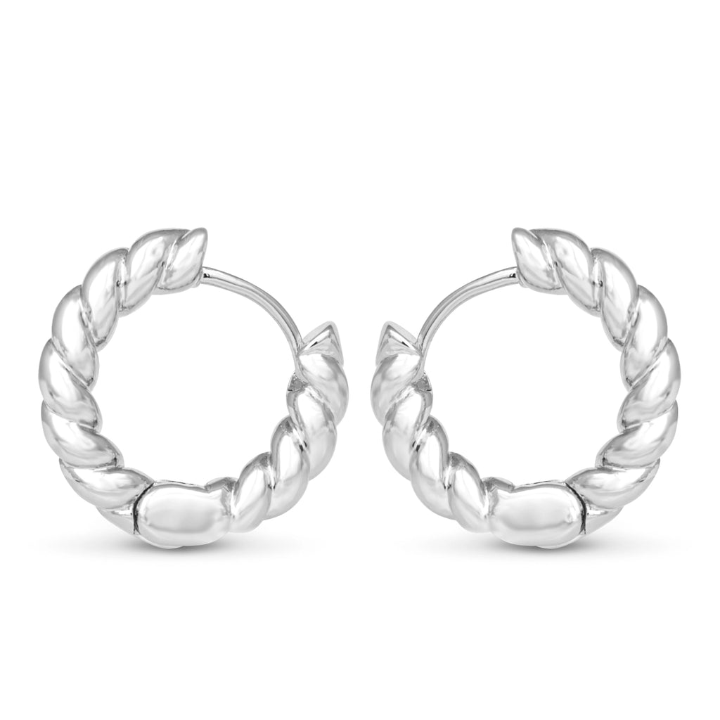 CLARA MINI POLISHED ROPE HOOP