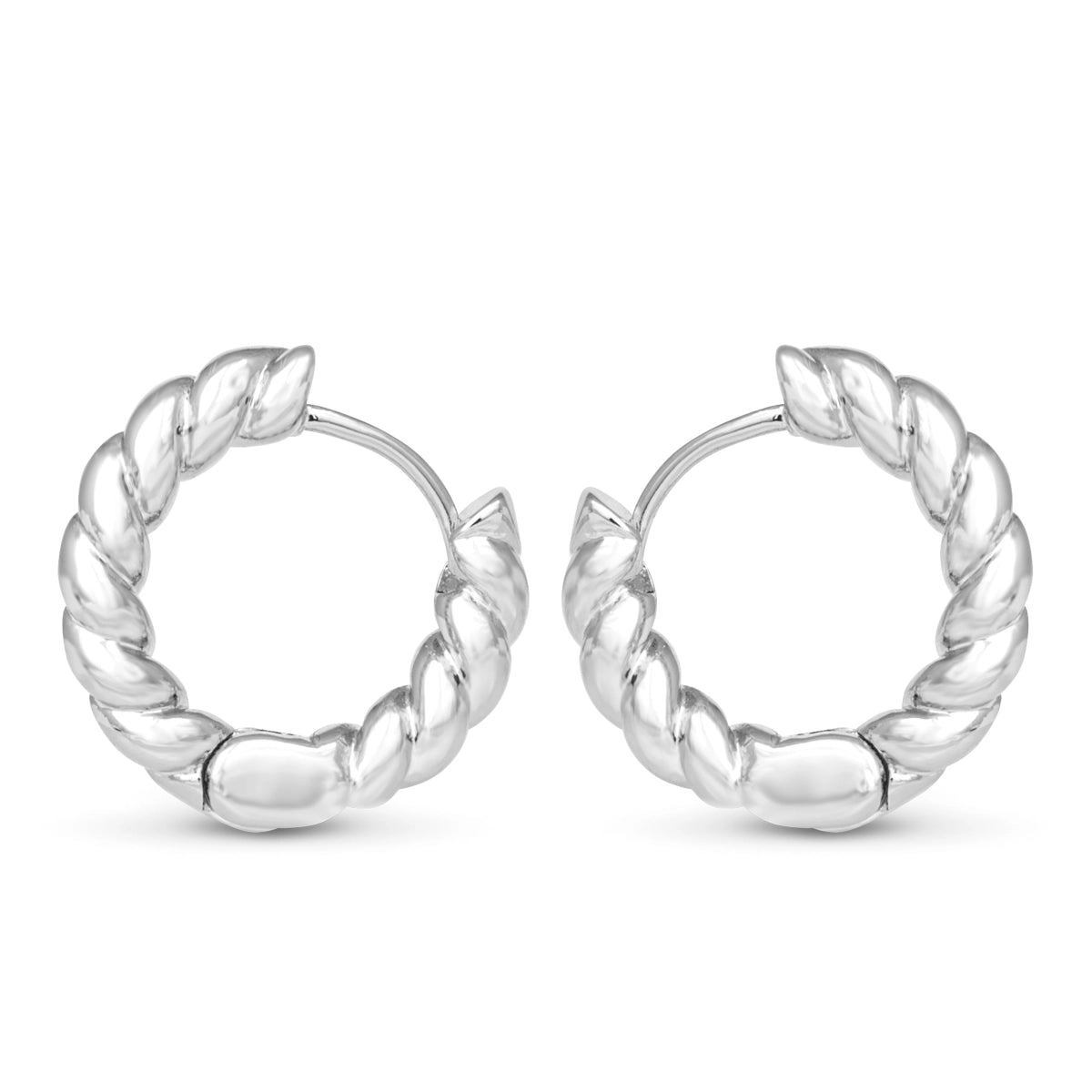 CLARA MINI POLISHED ROPE HOOP