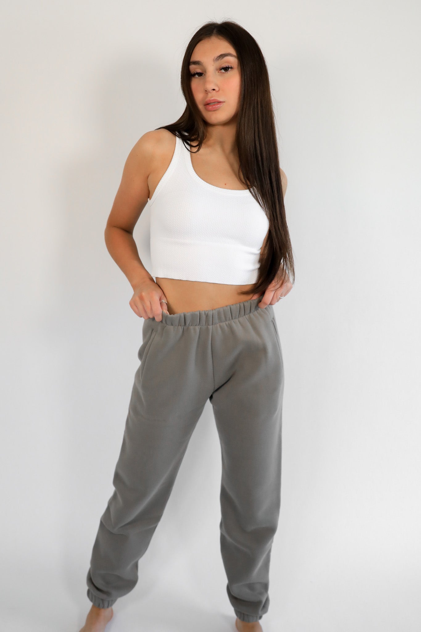 EASY LIVING HIGH WAISTED SWEATPANTS