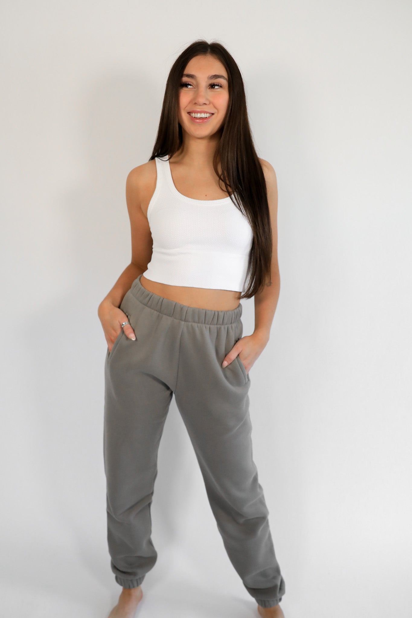 EASY LIVING HIGH WAISTED SWEATPANTS