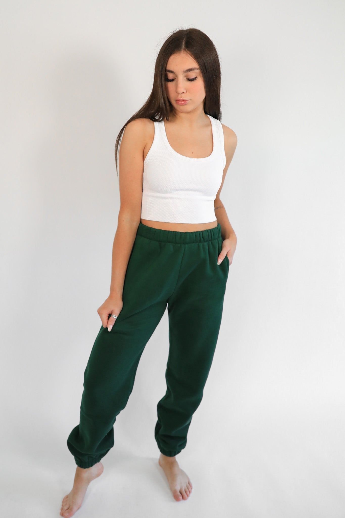 EASY LIVING HIGH WAISTED SWEATPANTS