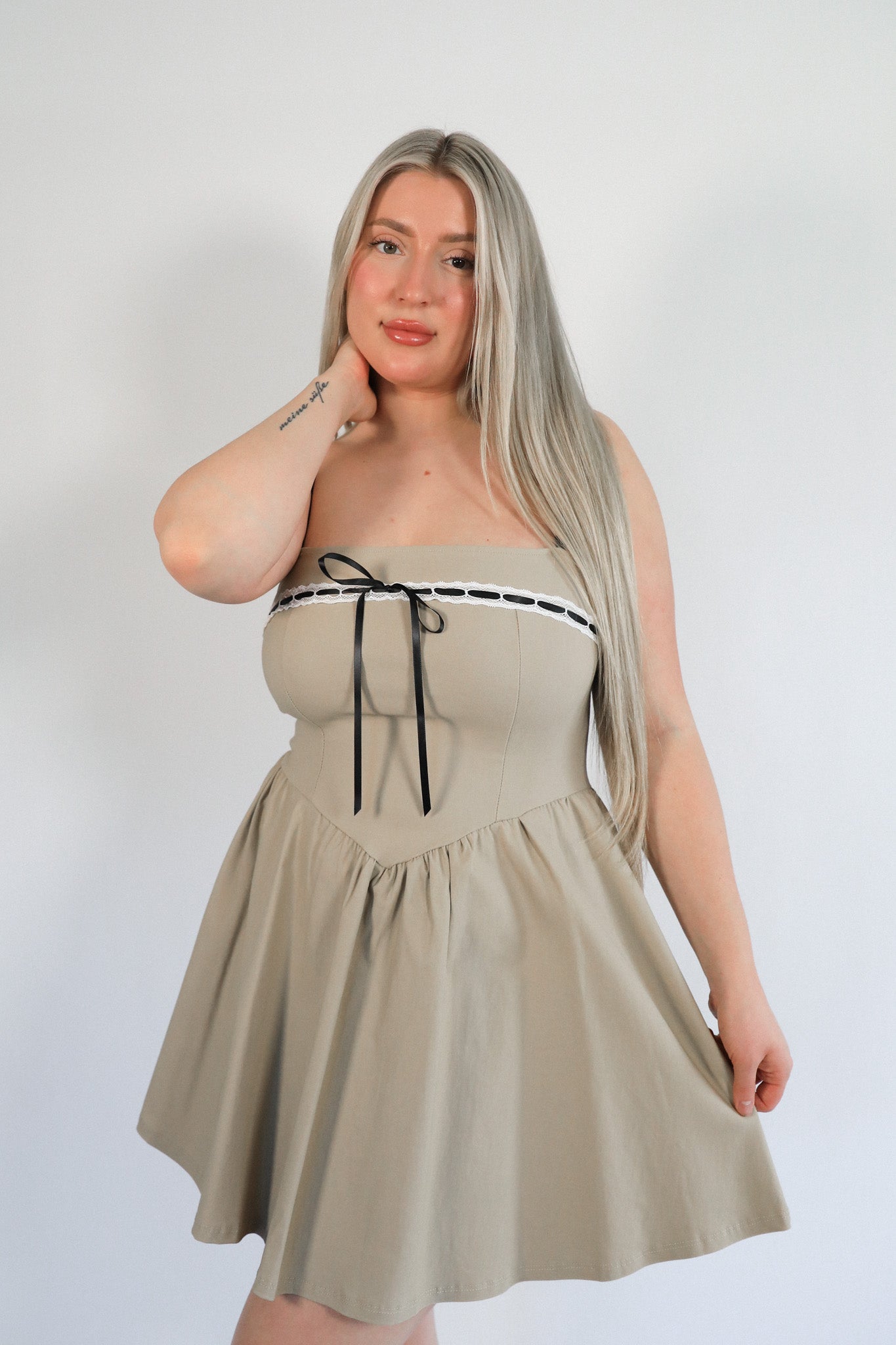 WALDORF LACE TRIM MIDI