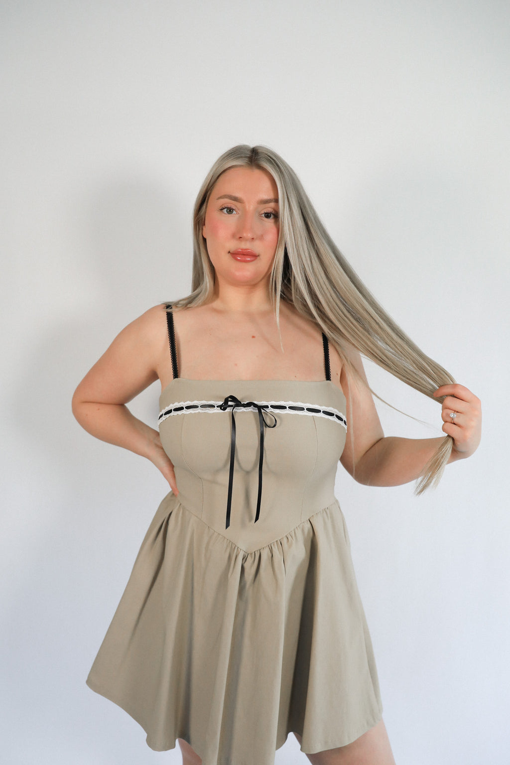 WALDORF LACE TRIM MIDI