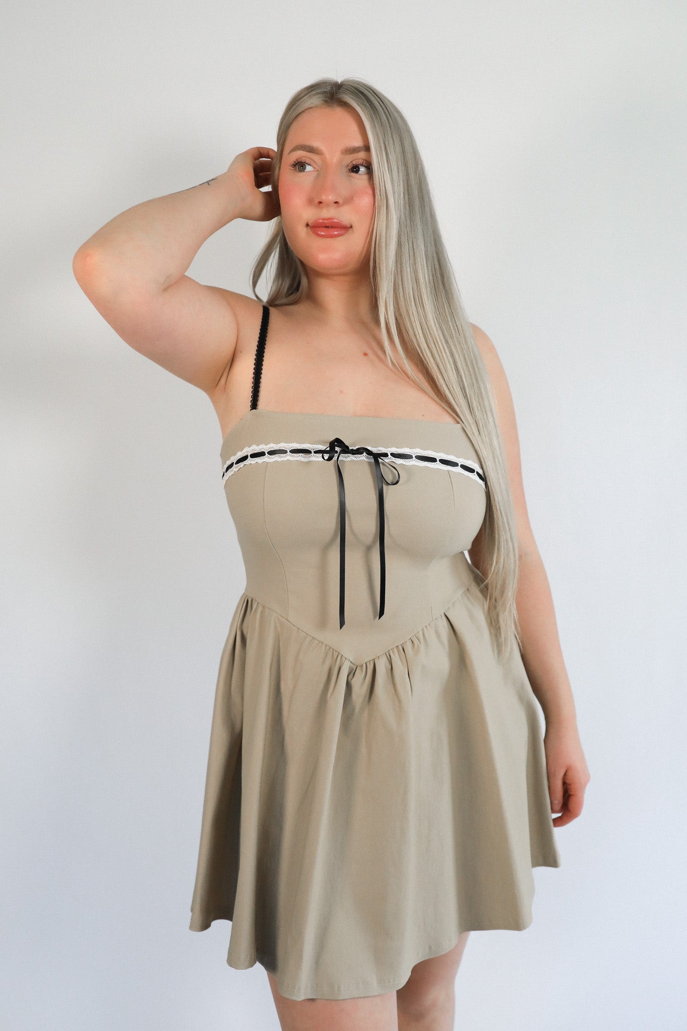 WALDORF LACE TRIM MIDI