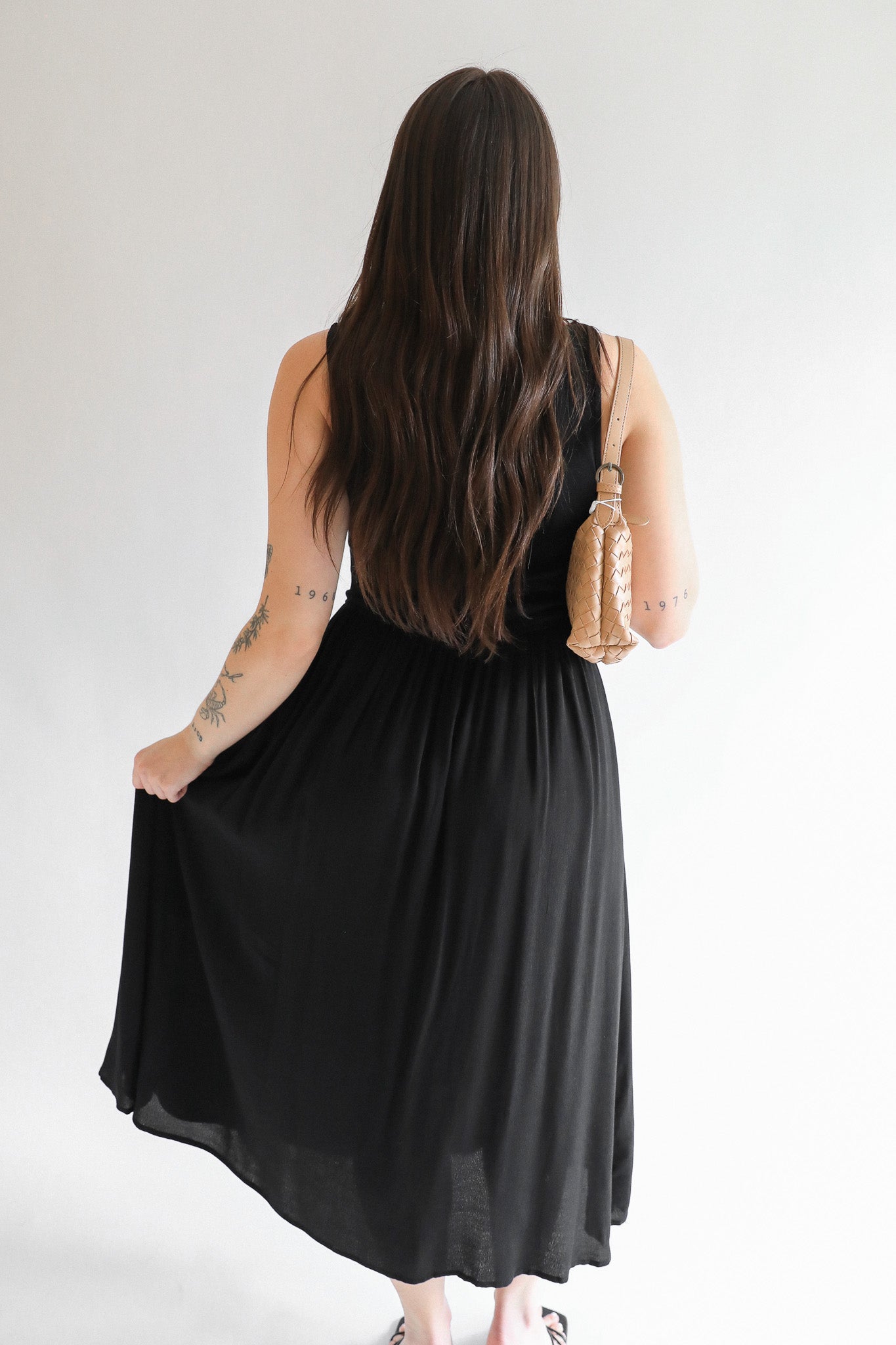 LOLA BASQUE WAIST DRESS Ivy Moon LOLA BASQUE WAIST DRESS Ivy Moon