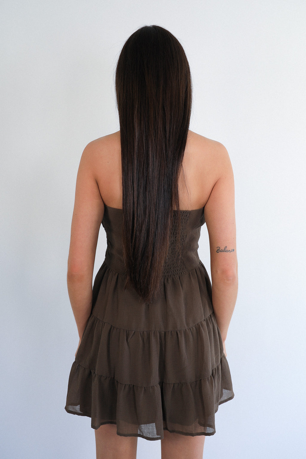 MILEY STRAPLESS MINI DRESS