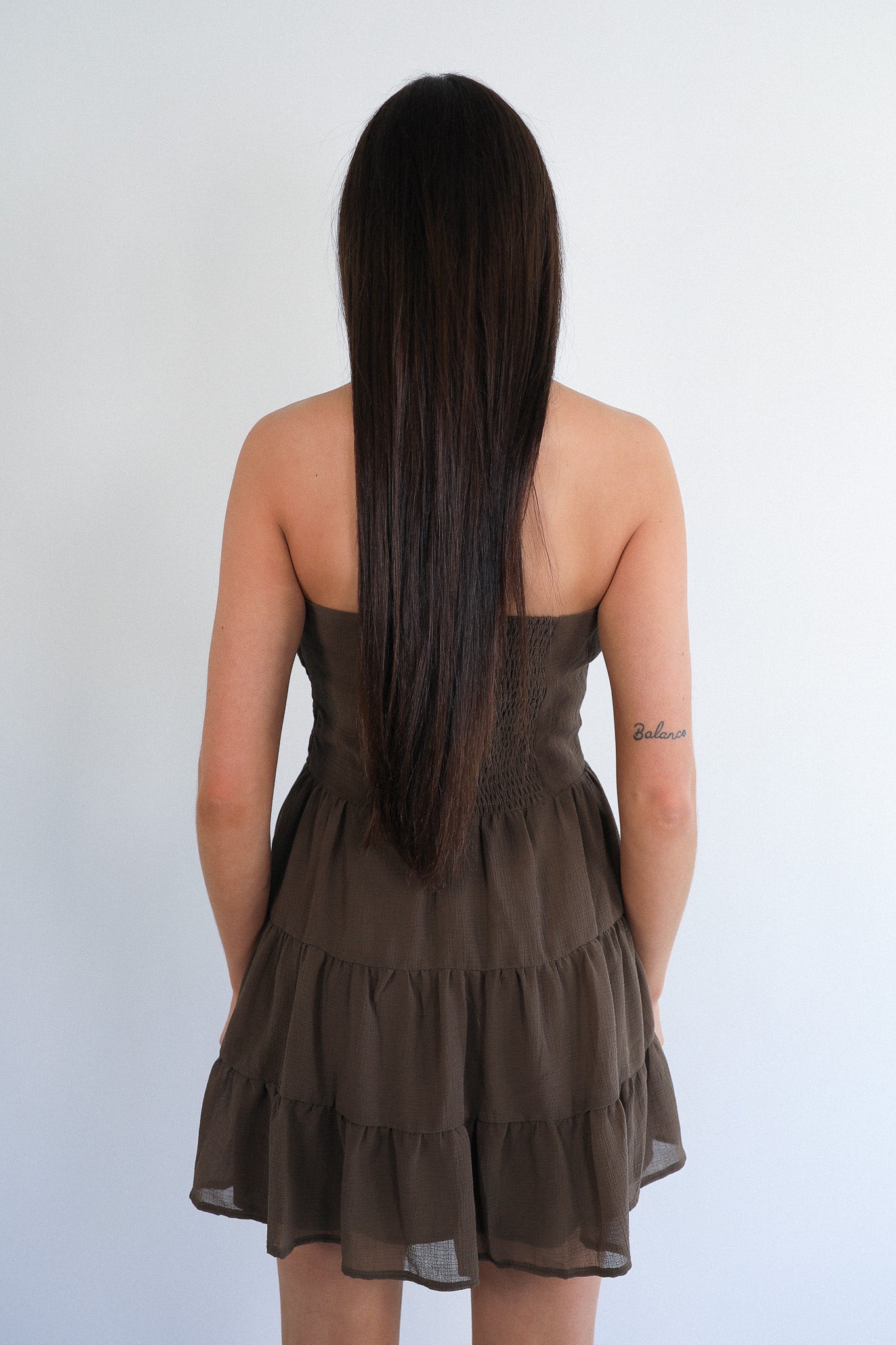 MILEY STRAPLESS MINI DRESS