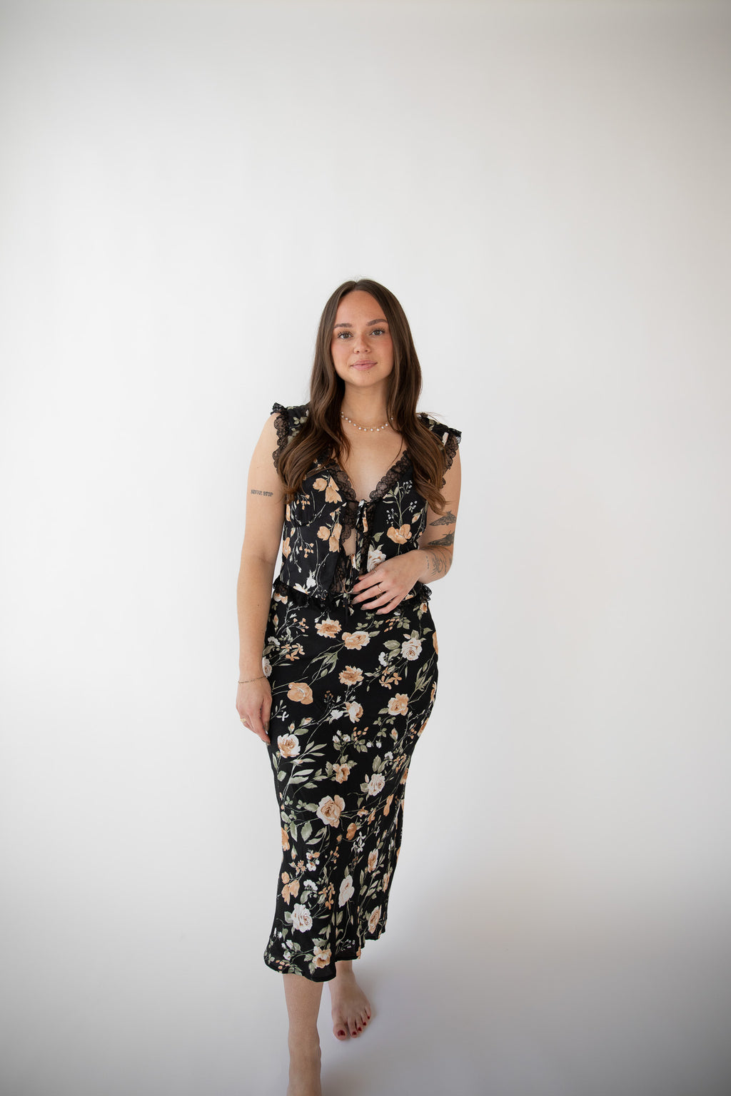 WHEN IN ROME MIDI SKIRT