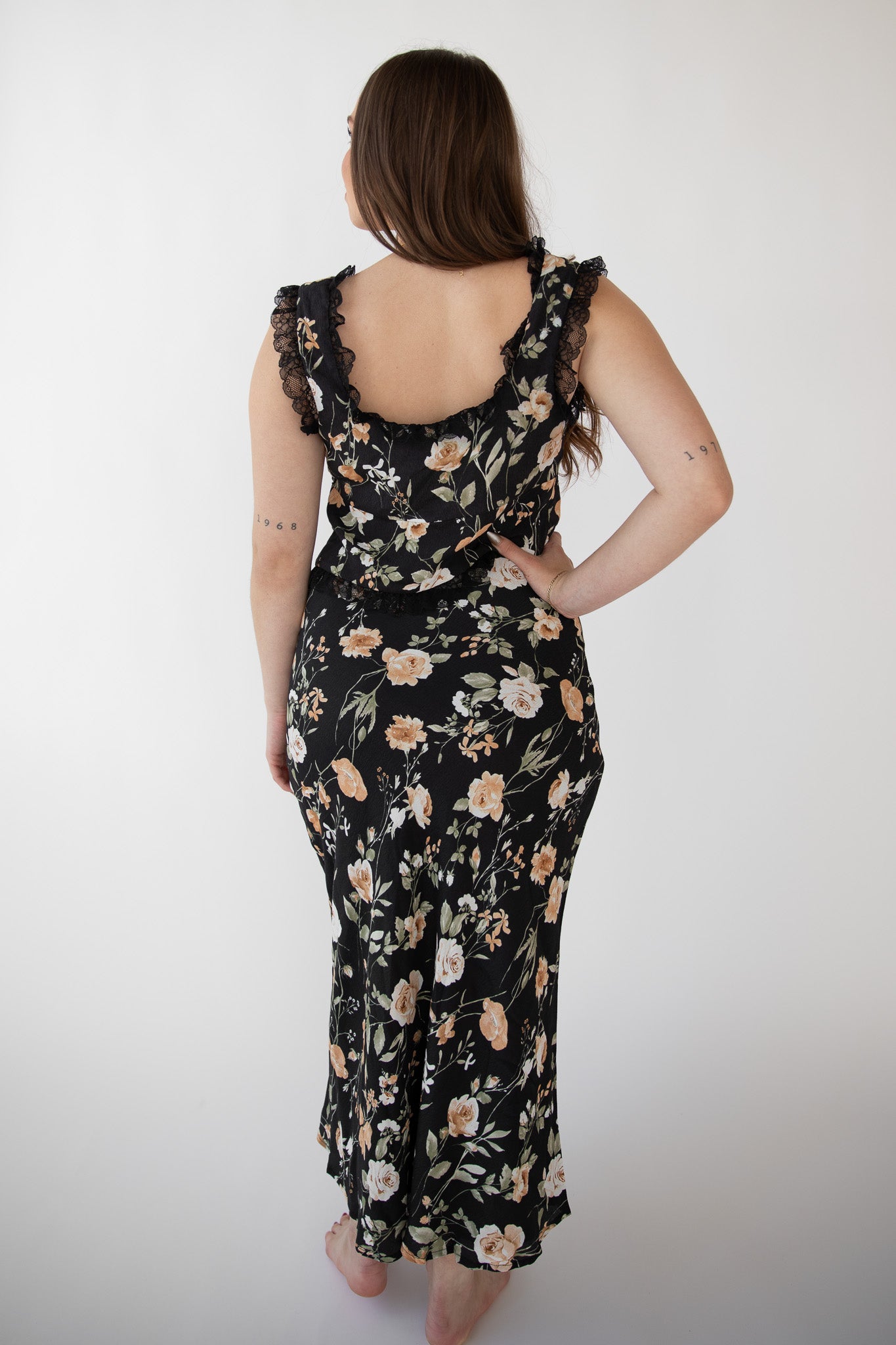 WHEN IN ROME MIDI SKIRT