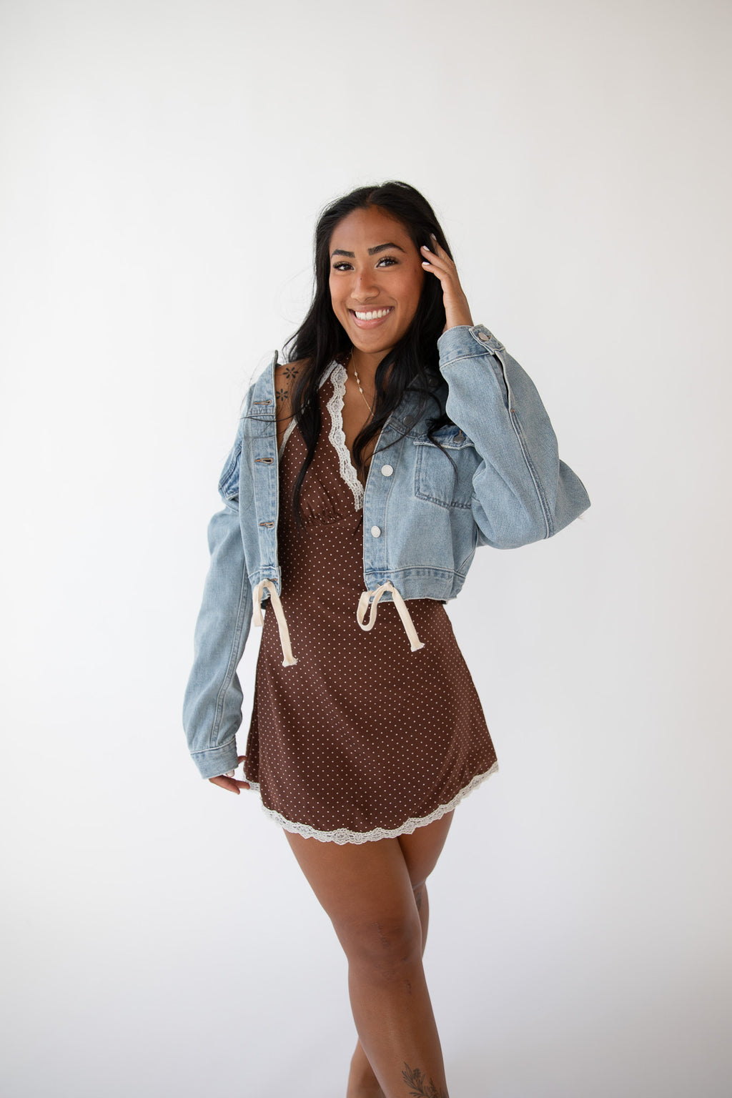 LUCKY LADY POLKA DOT DRESS