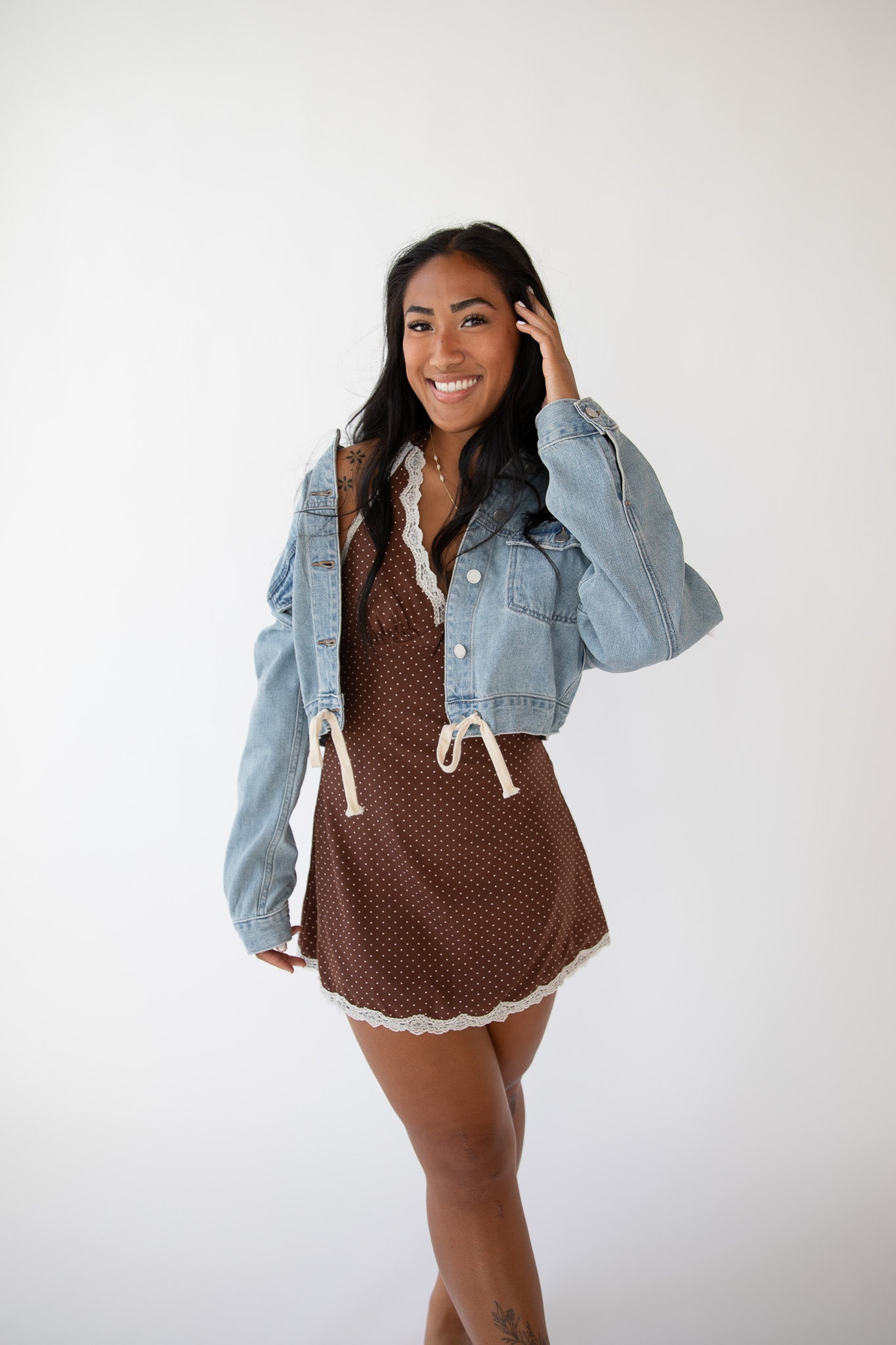 LUCKY LADY POLKA DOT DRESS