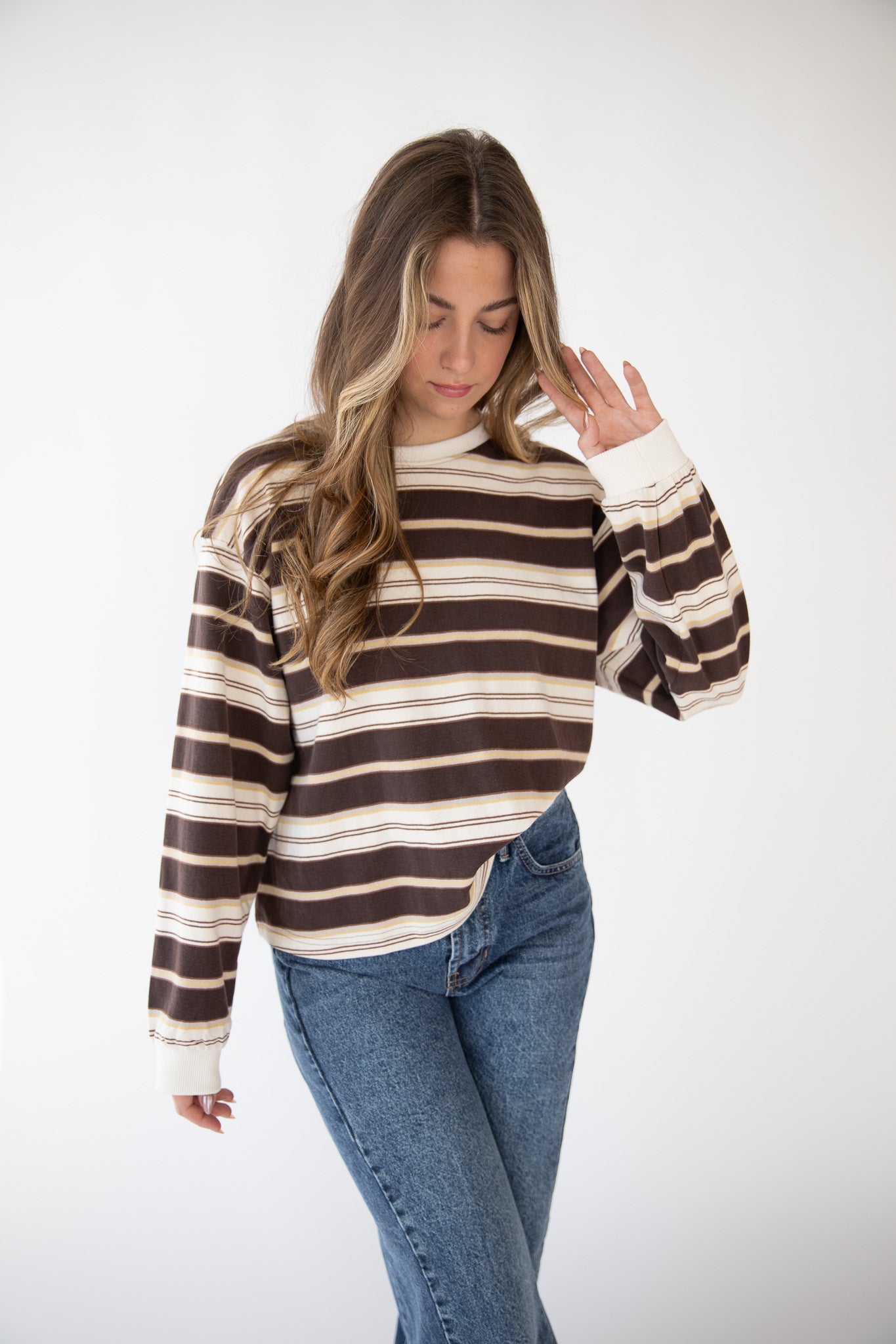 EMERSON STRIPED LONG SLEEVE