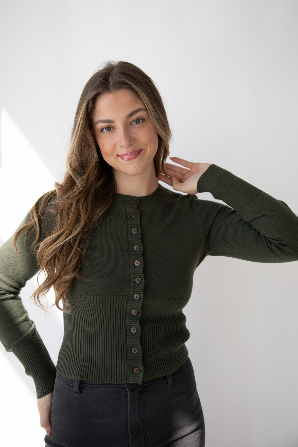 OPHELIA FITTED CARDIGAN