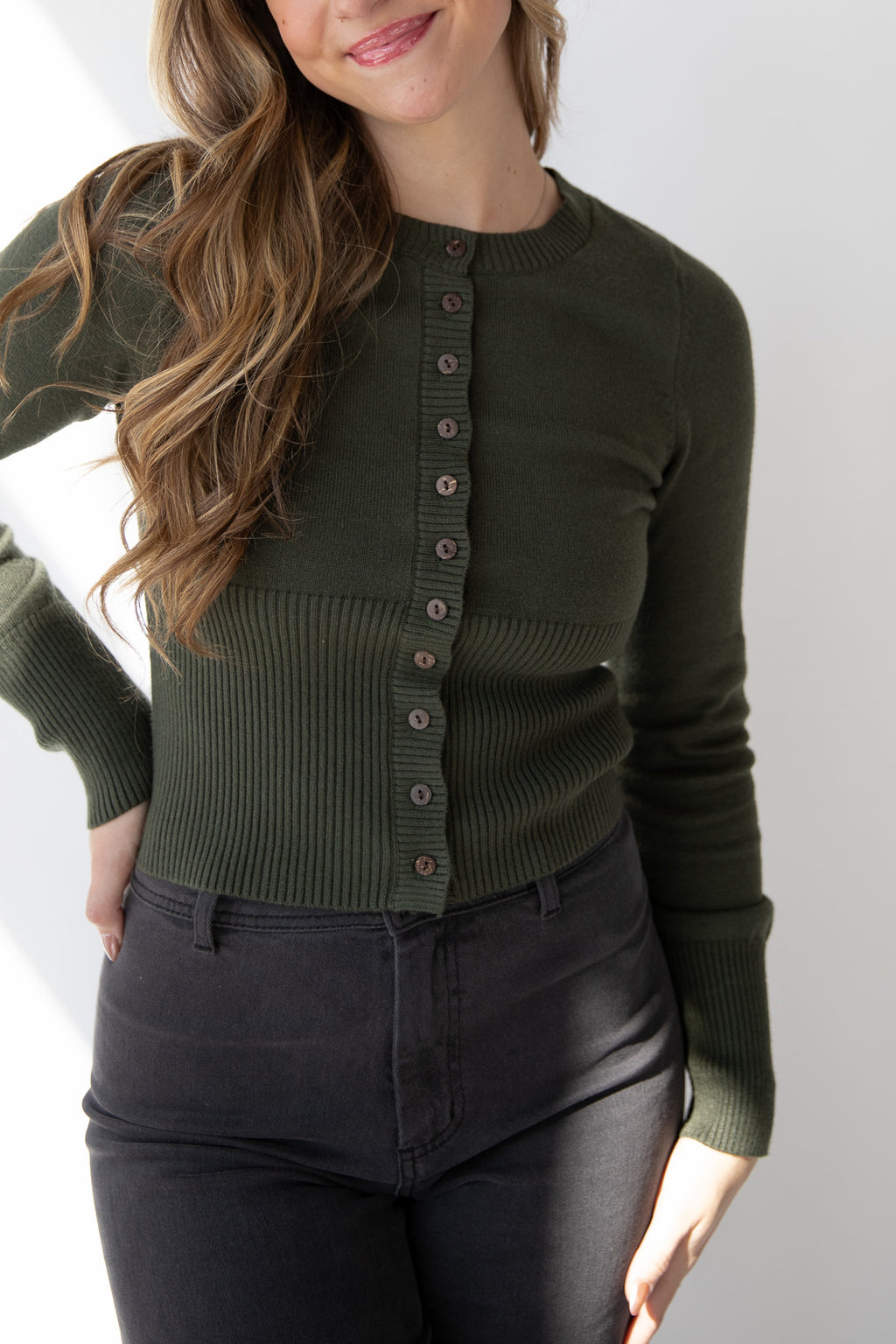 OPHELIA FITTED CARDIGAN