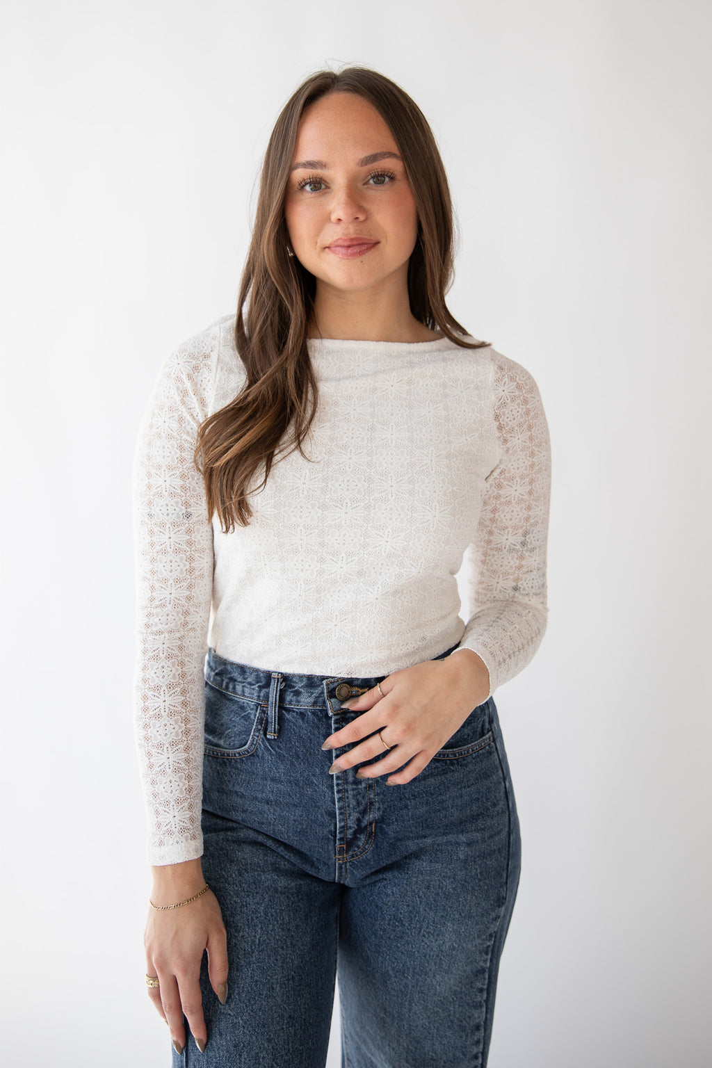ALL TOO WELL LACE TOP