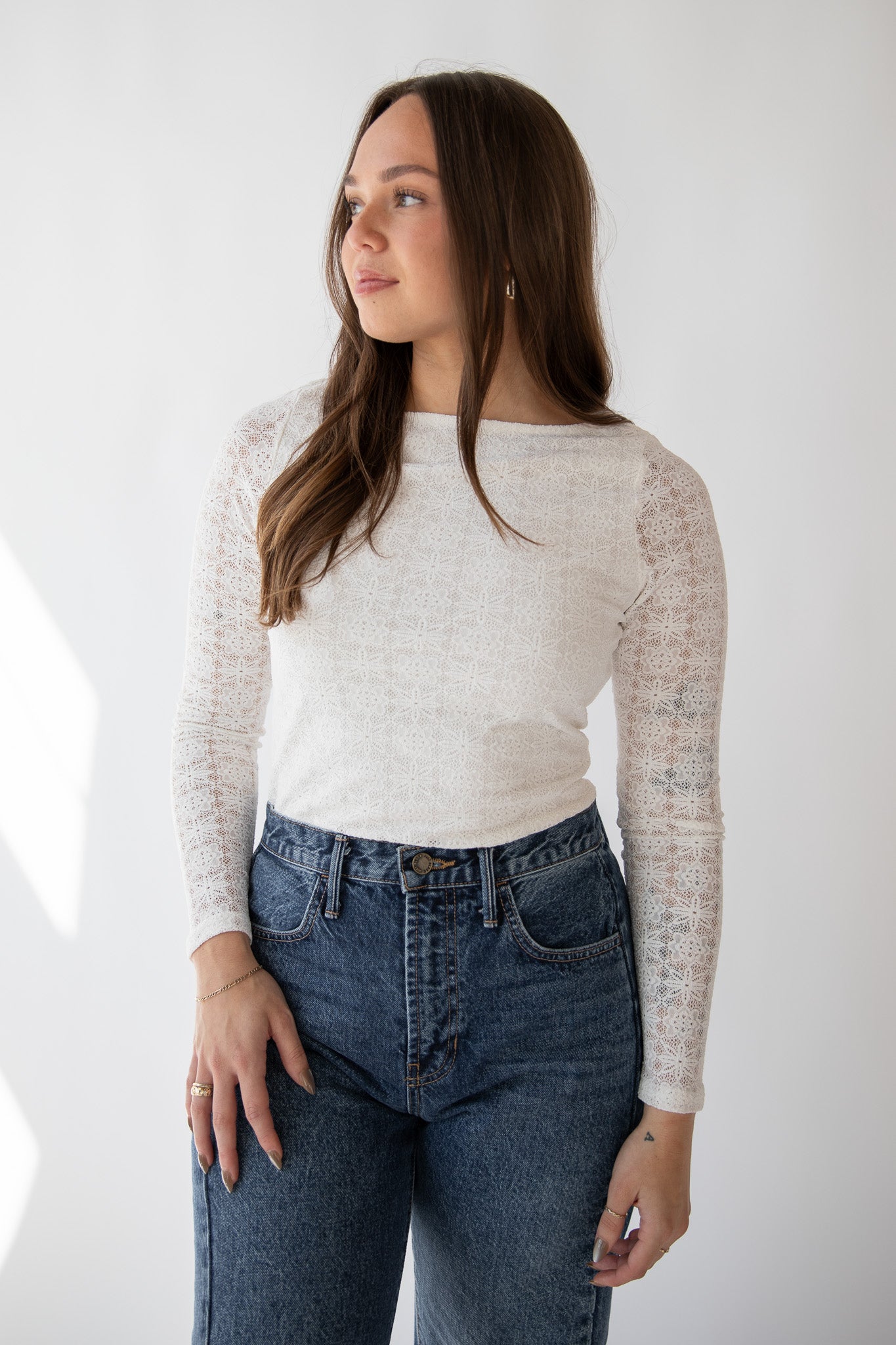 ALL TOO WELL LACE TOP