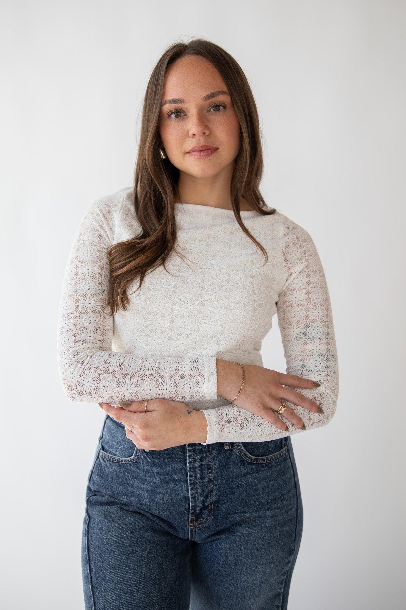 ALL TOO WELL LACE TOP