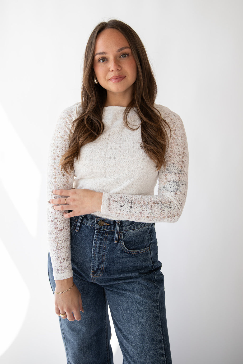 ALL TOO WELL LACE TOP