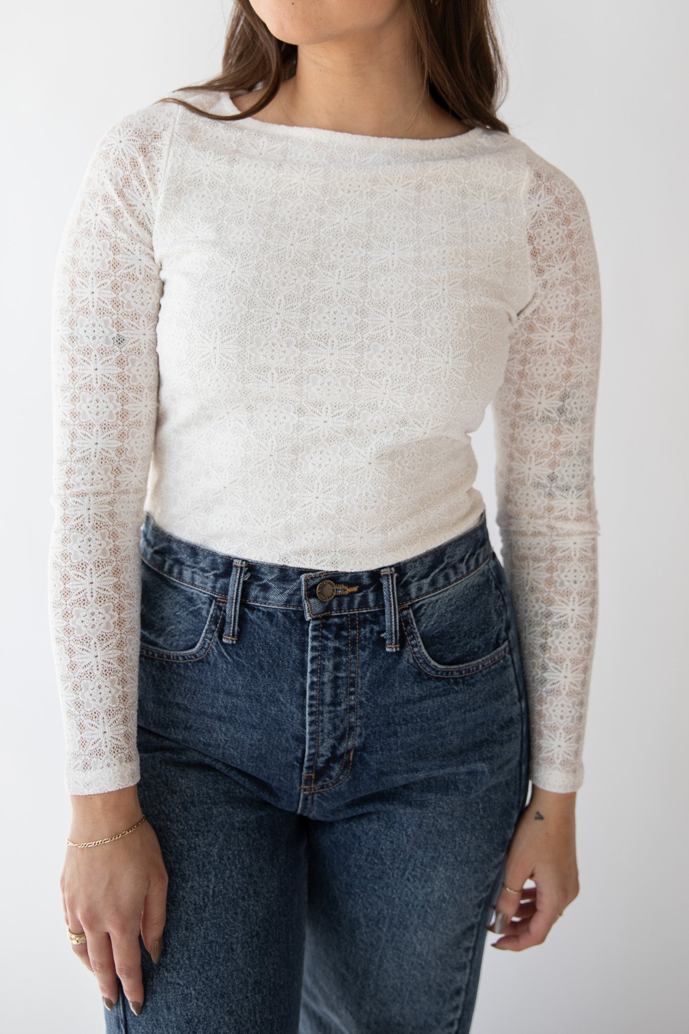 ALL TOO WELL LACE TOP