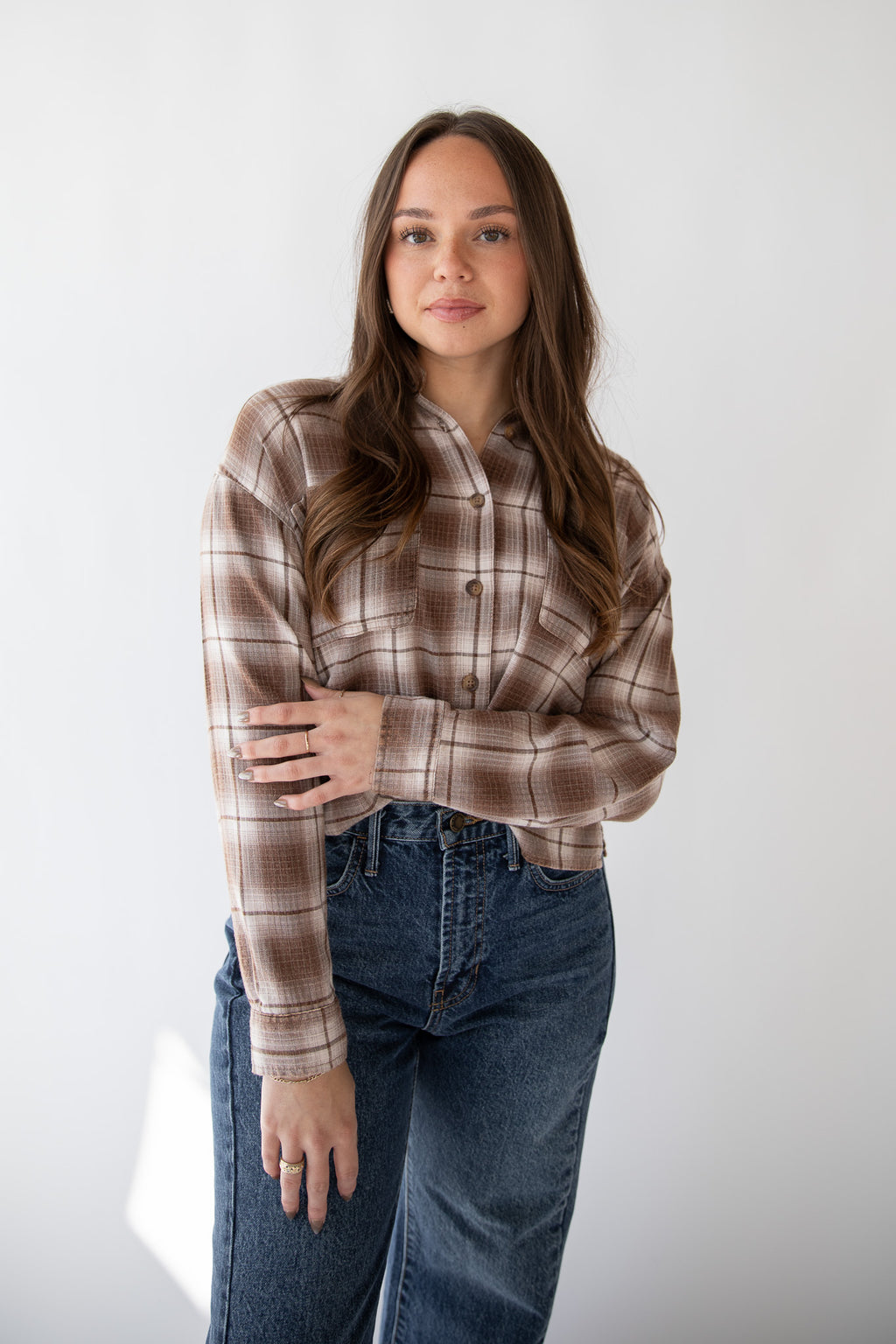KIT CROPPED FLANNEL