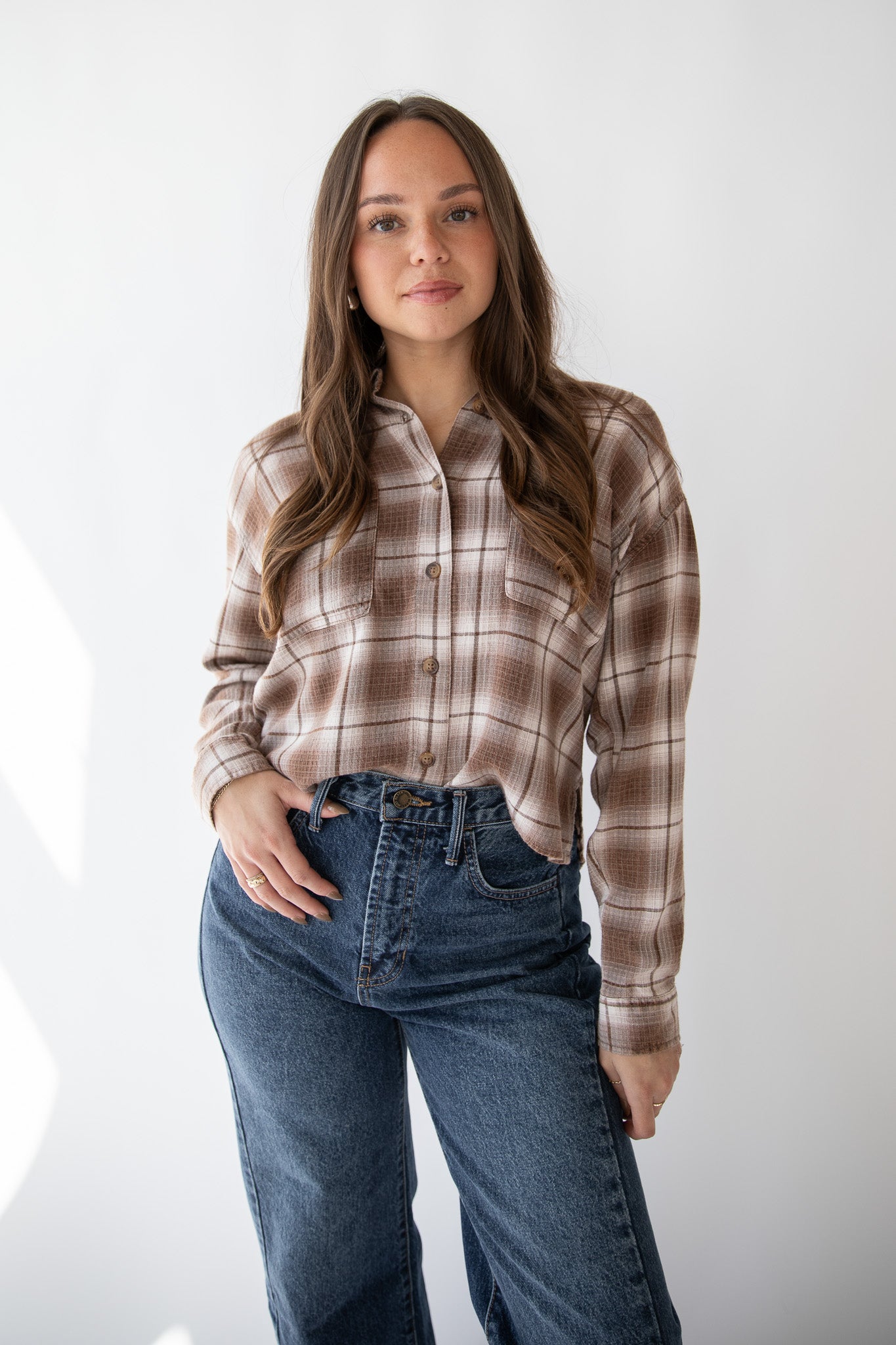 KIT CROPPED FLANNEL