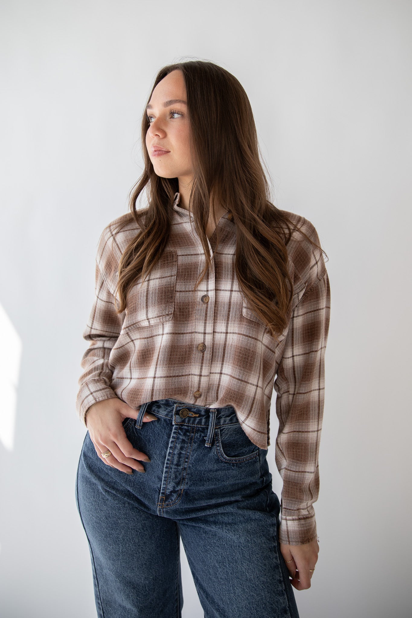 KIT CROPPED FLANNEL