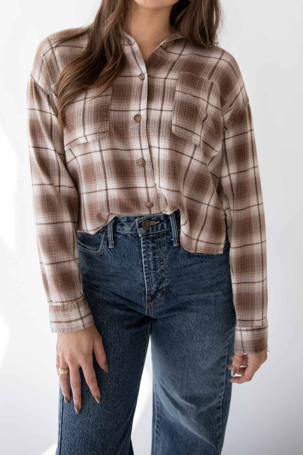 KIT CROPPED FLANNEL