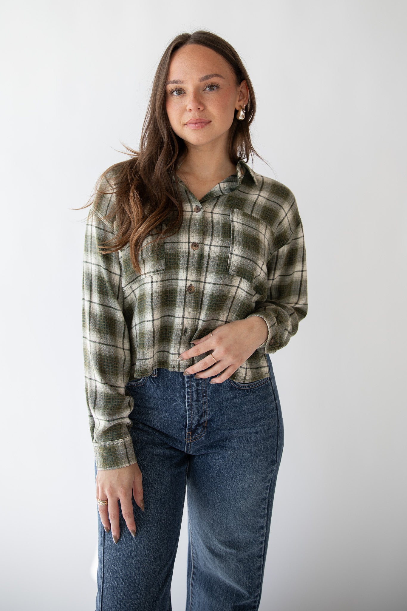 KIT CROPPED FLANNEL