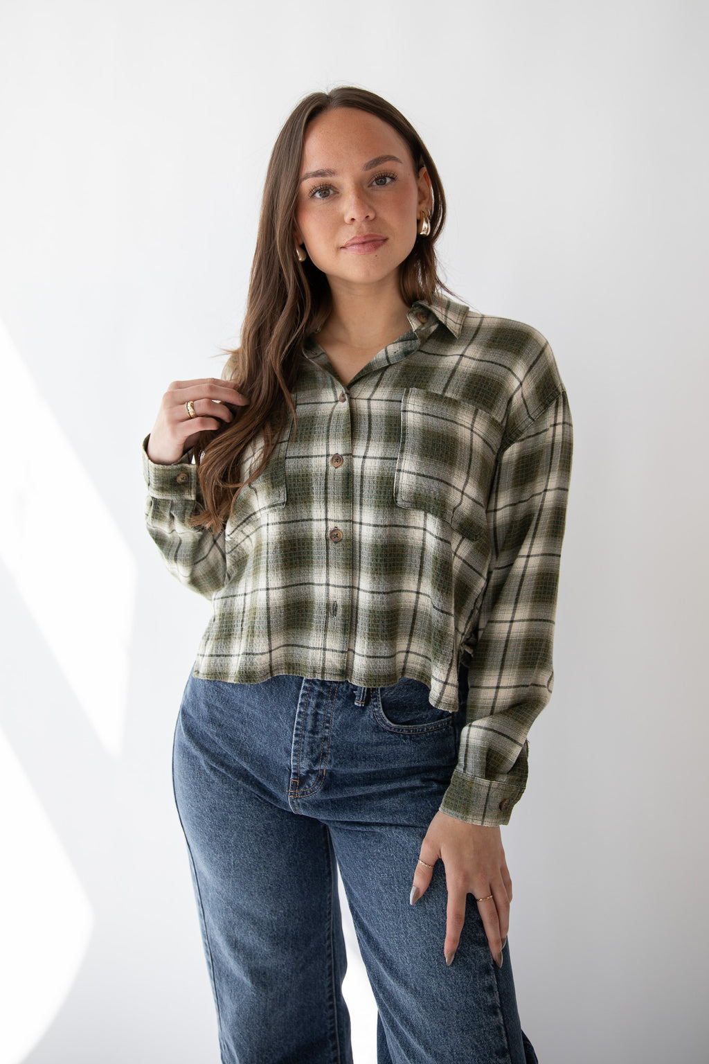 KIT CROPPED FLANNEL