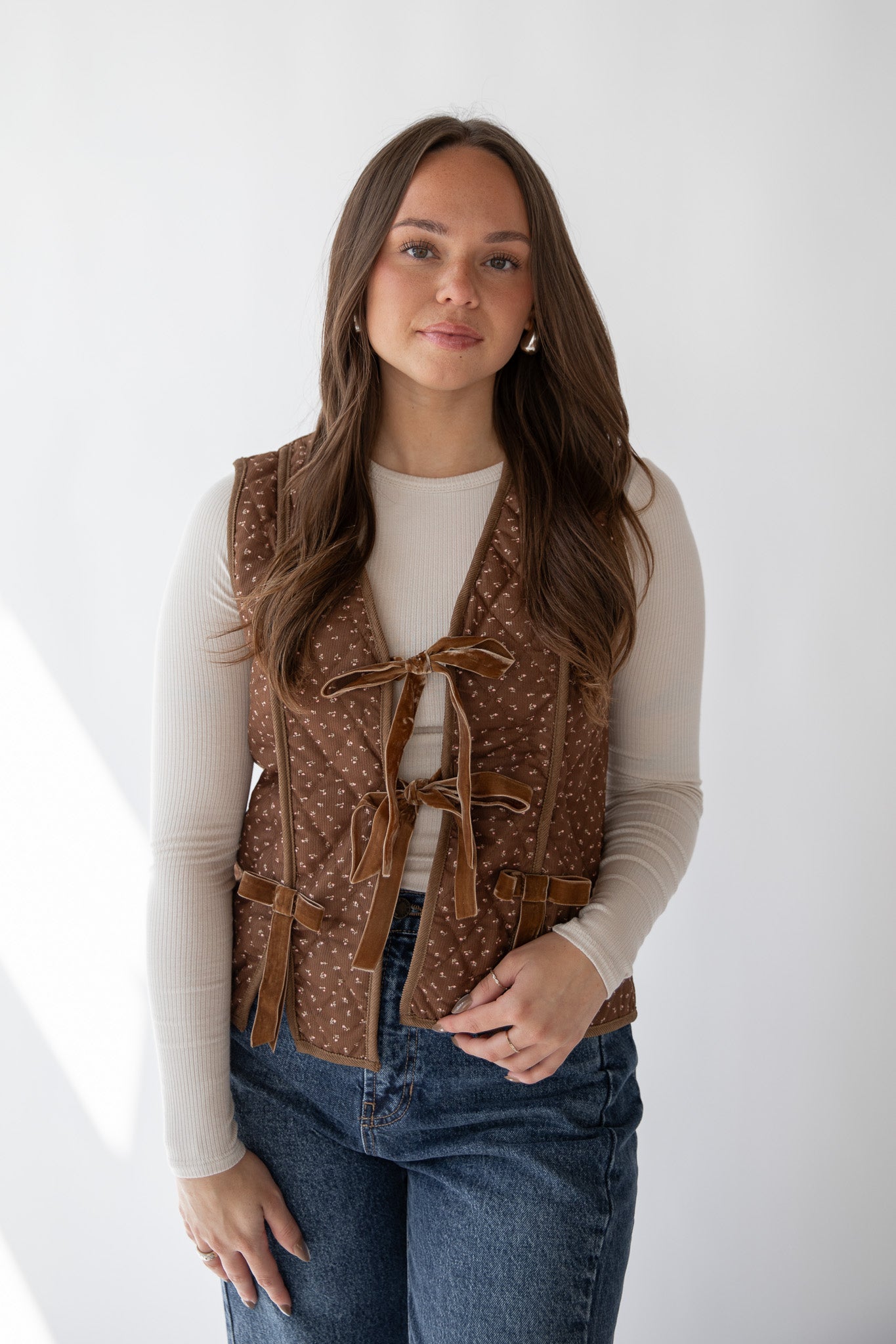 BECCA FALL FLORAL VEST