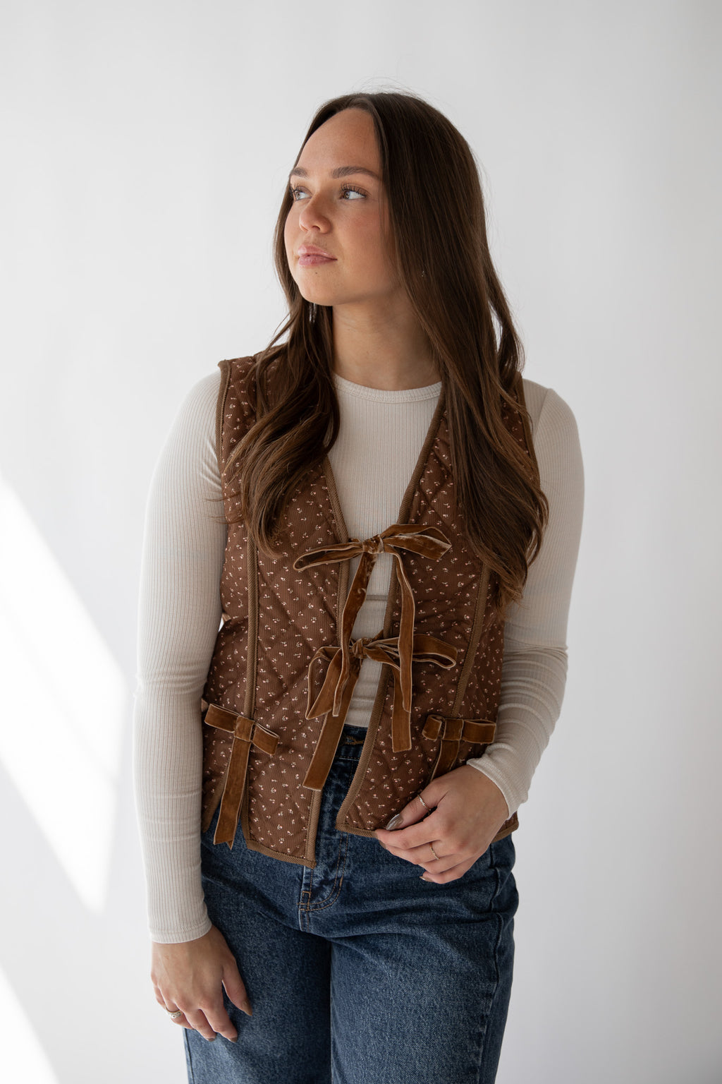 BECCA FALL FLORAL VEST