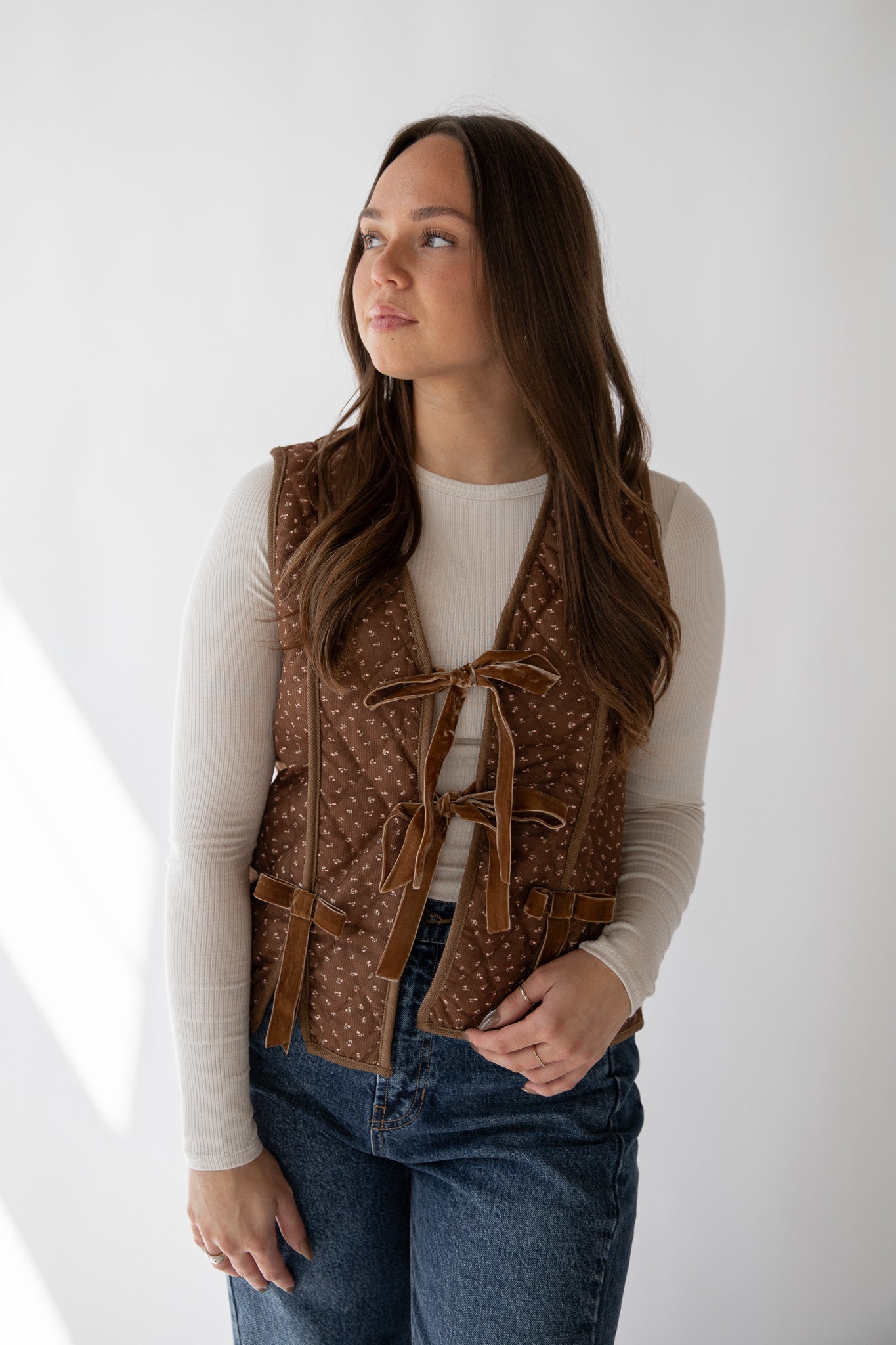 BECCA FALL FLORAL VEST